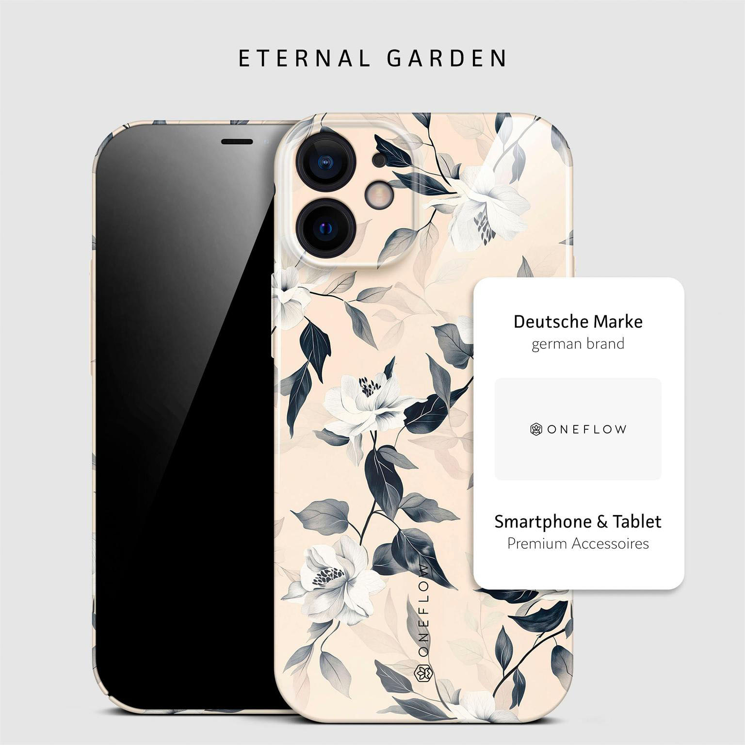 ONEFLOW Flower Cover iPhone 12 Hülle mit Blumen Design – Produktbild 4