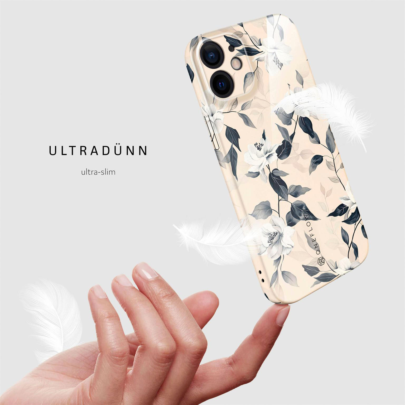 ONEFLOW Flower Cover iPhone 12 Hülle mit Blumen Design – Produktbild 5
