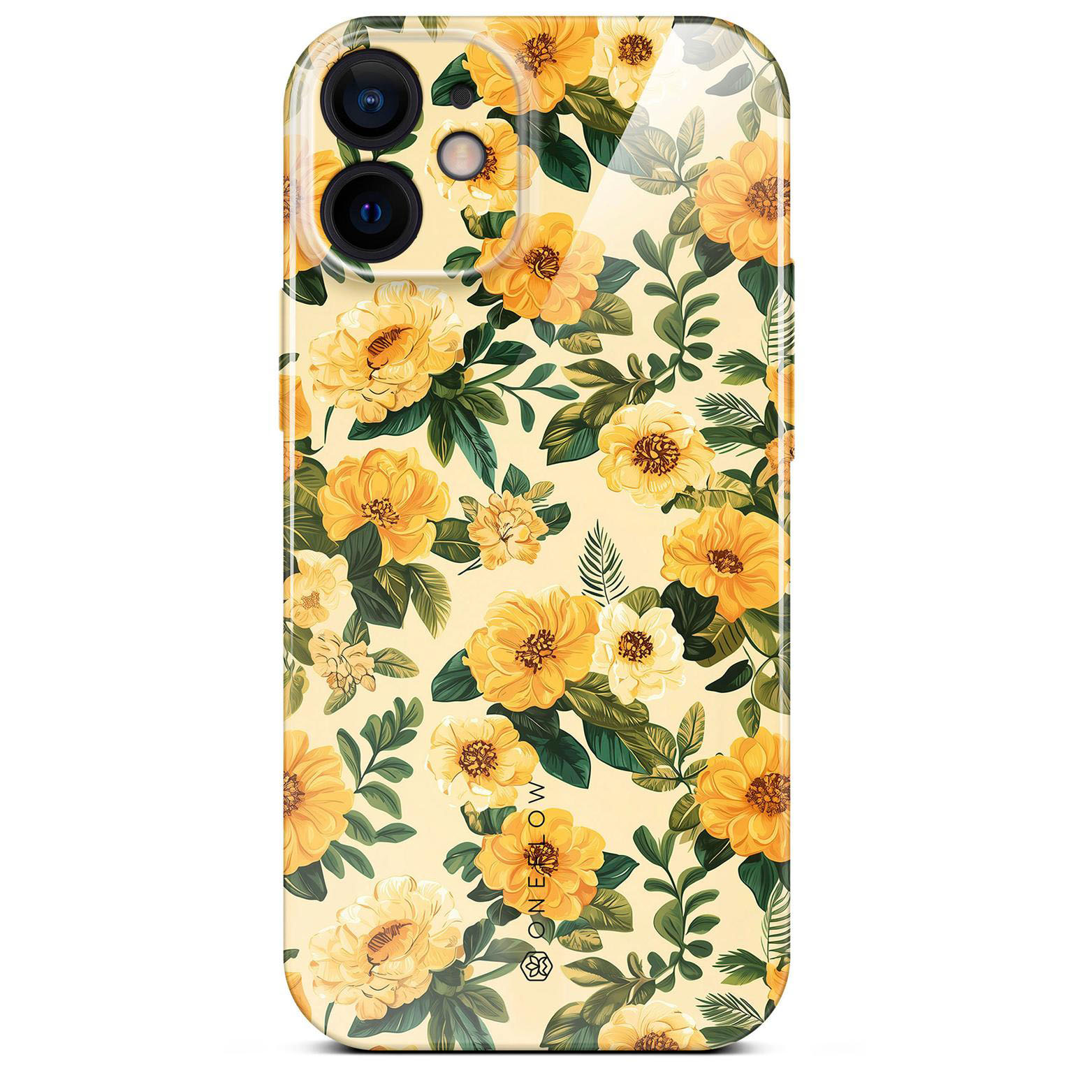 ONEFLOW Flower Cover iPhone 12 Hülle mit Blumen Design – Produktbild 1