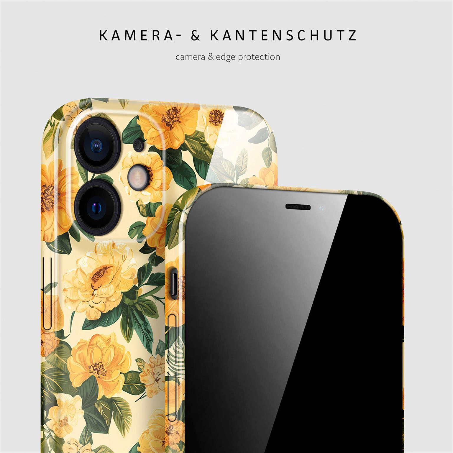 ONEFLOW Flower Cover iPhone 12 Hülle mit Blumen Design – Produktbild 2