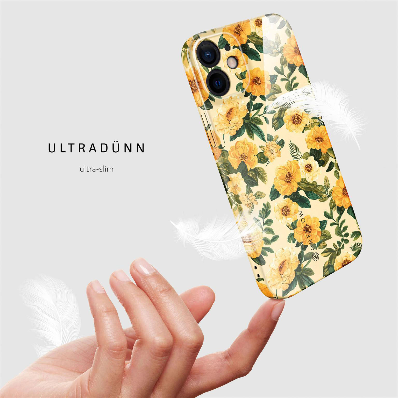 ONEFLOW Flower Cover iPhone 12 Hülle mit Blumen Design – Produktbild 5