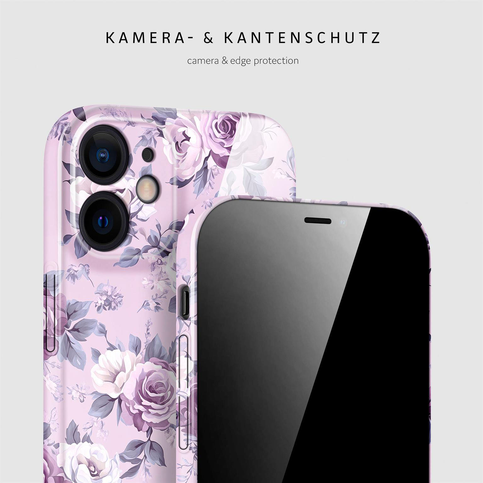 ONEFLOW Flower Cover iPhone 12 Hülle mit Blumen Design – Produktbild 2