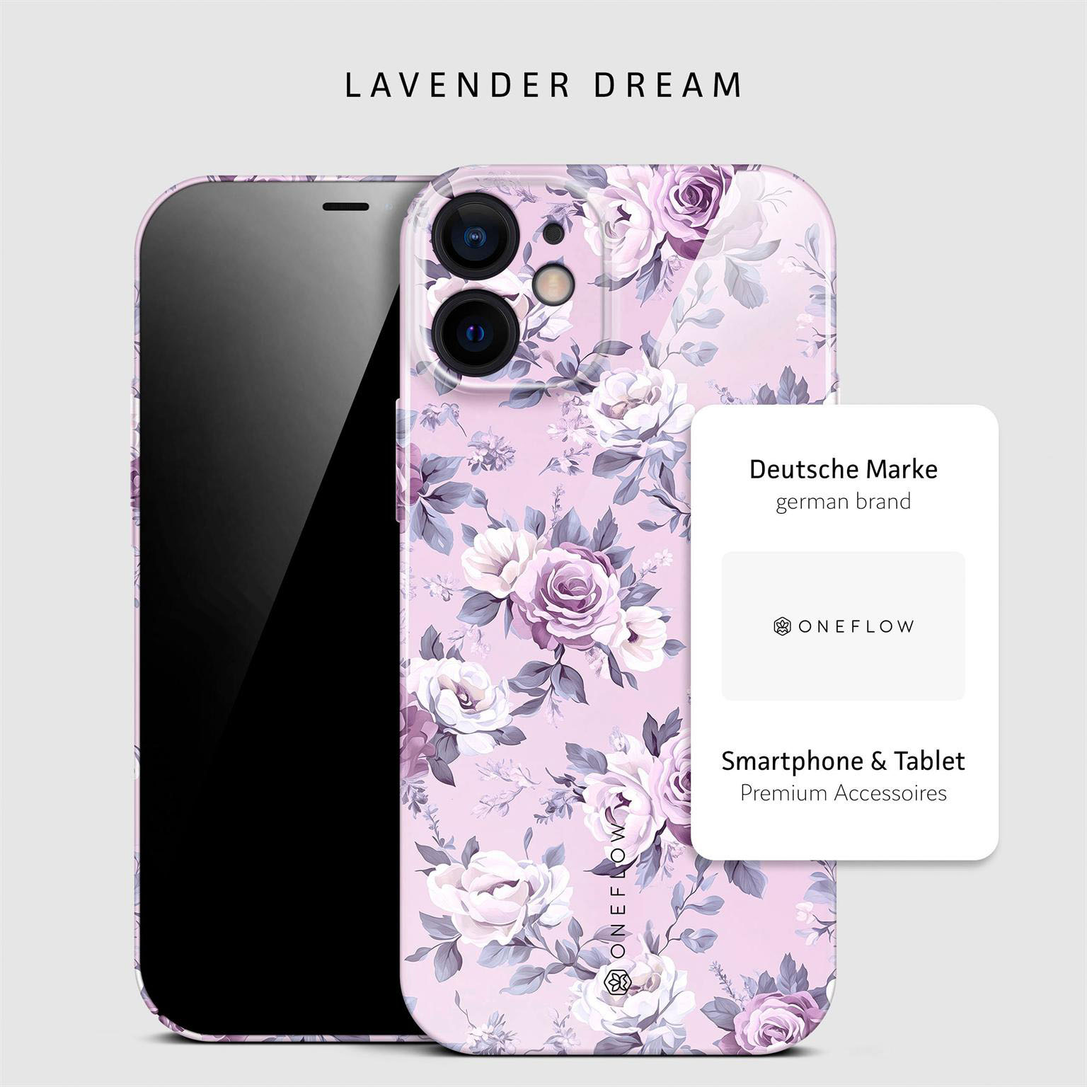ONEFLOW Flower Cover iPhone 12 Hülle mit Blumen Design – Produktbild 4