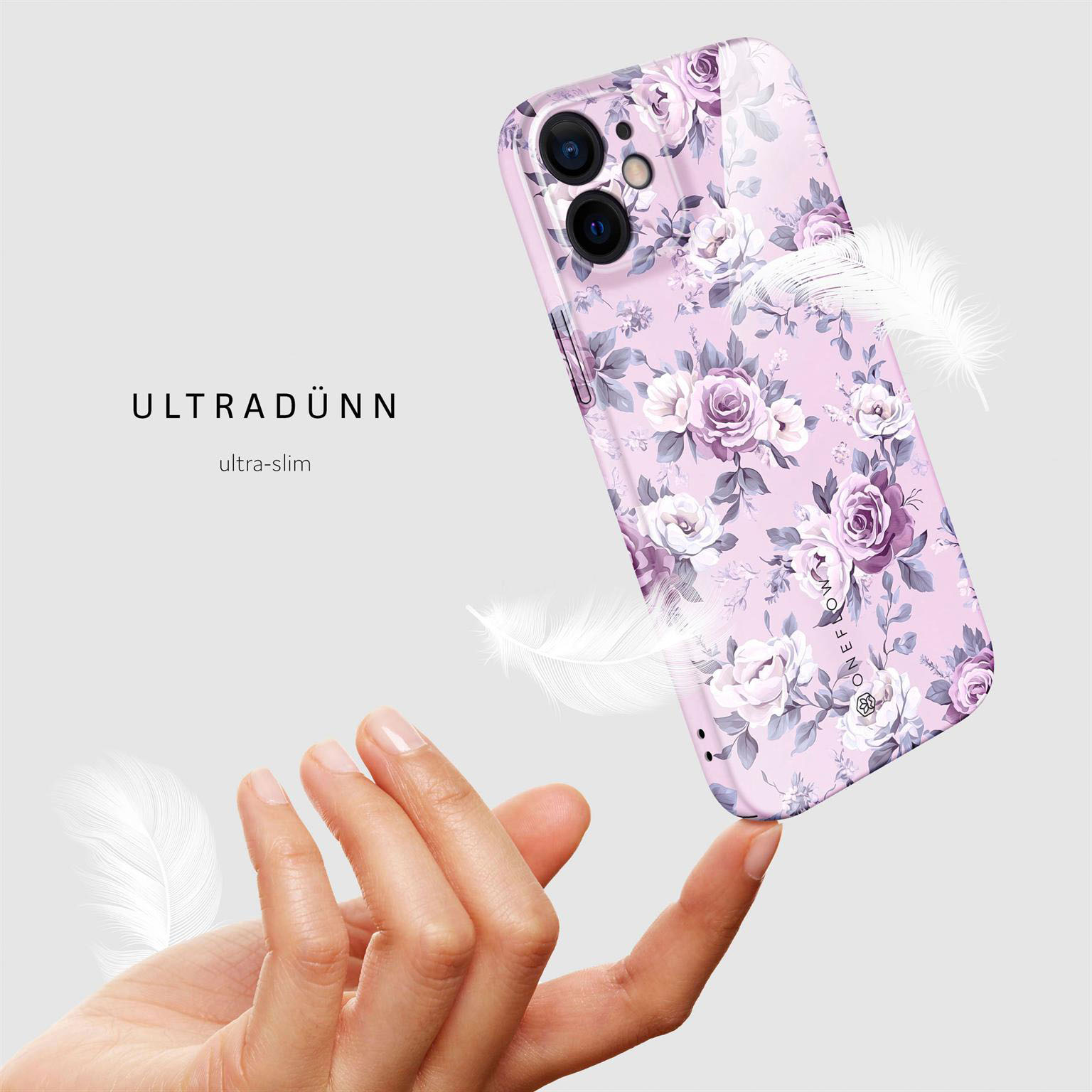 ONEFLOW Flower Cover iPhone 12 Hülle mit Blumen Design – Produktbild 5
