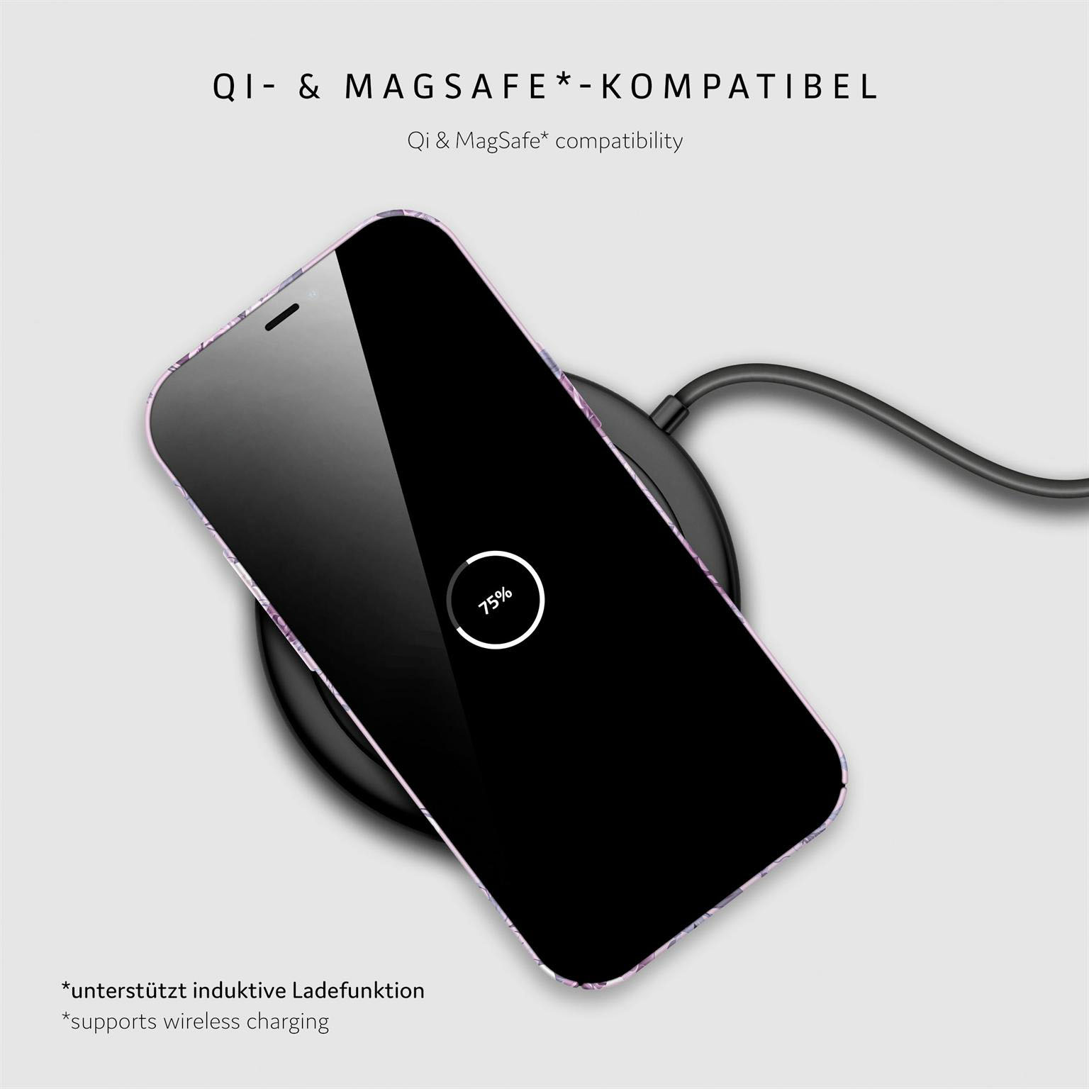 ONEFLOW Flower Cover iPhone 12 Hülle mit Blumen Design – Produktbild 6