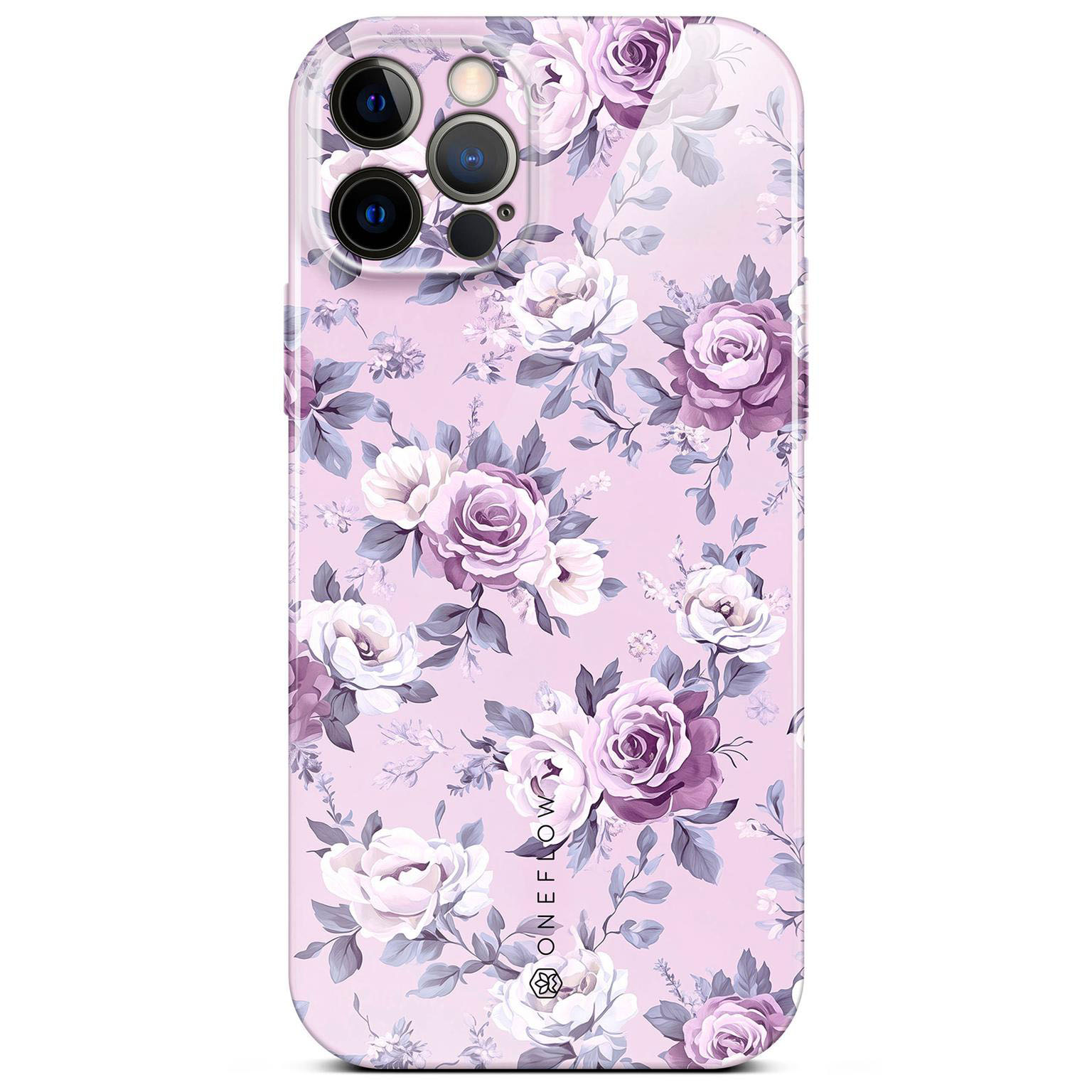ONEFLOW Flower Cover iPhone 12 Pro Hülle mit Blumen Design – Produktbild 1