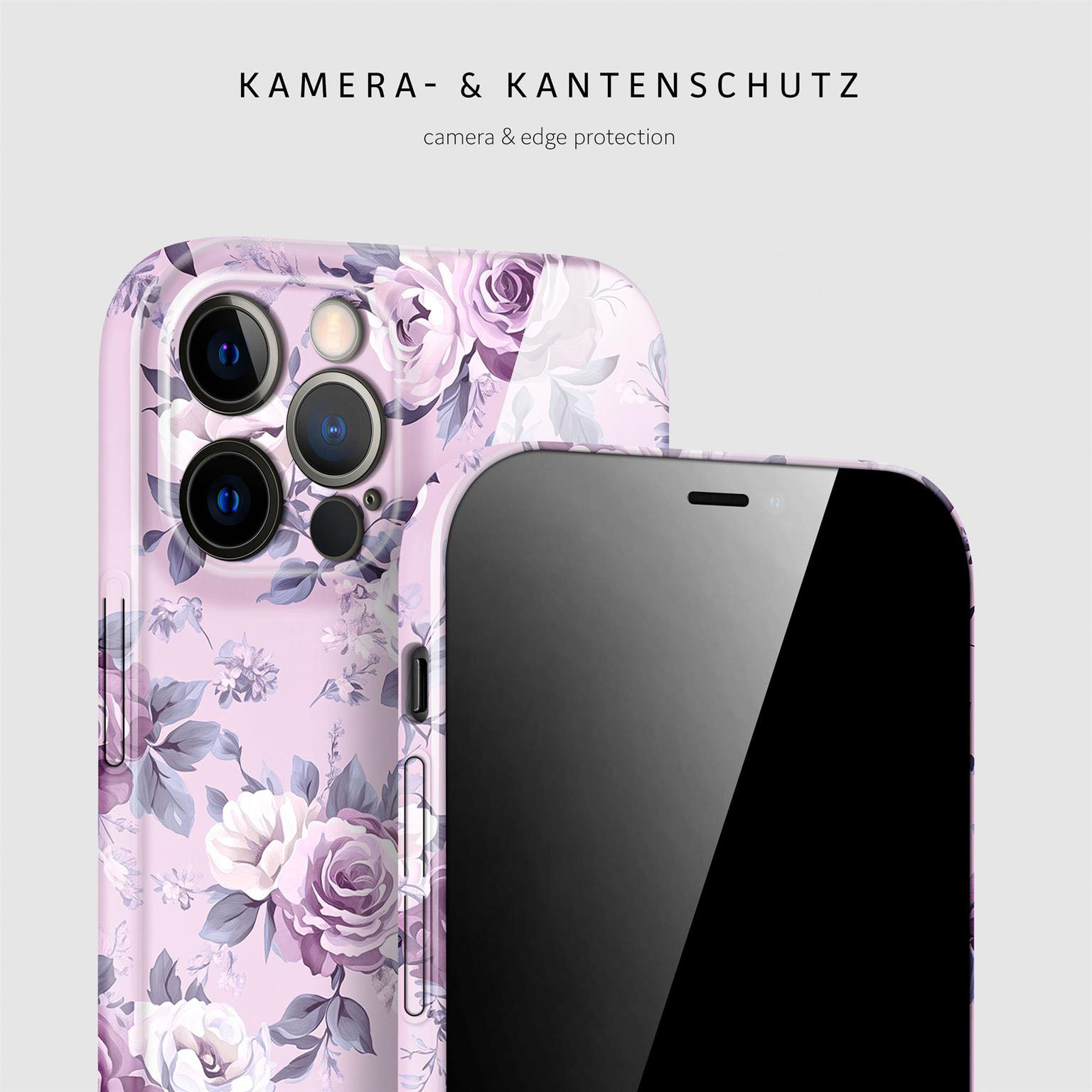 ONEFLOW Flower Cover iPhone 12 Pro Hülle mit Blumen Design – Produktbild 2