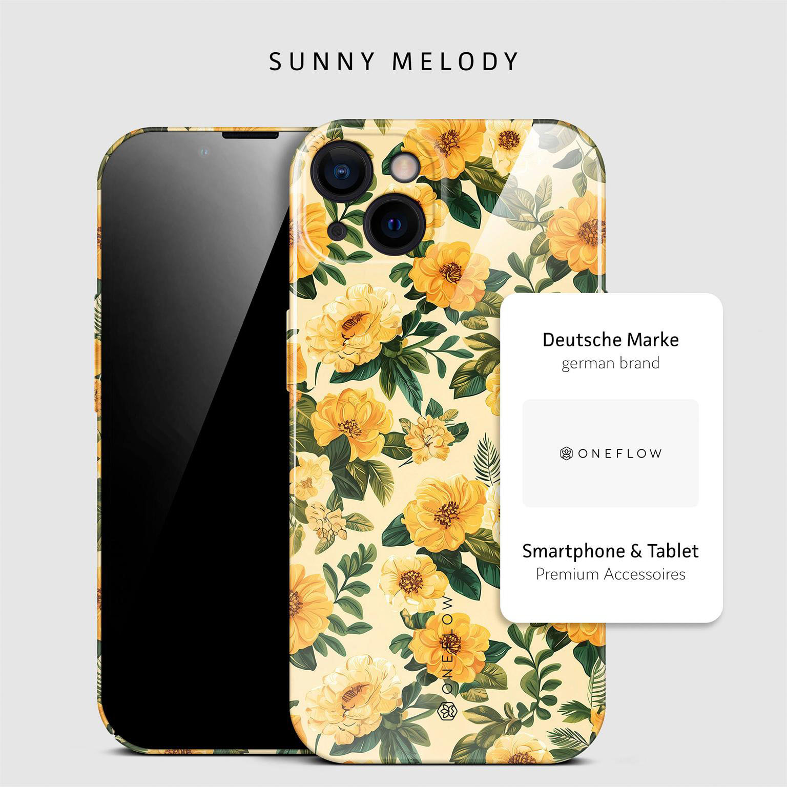 ONEFLOW Flower Cover iPhone 13 Hülle mit Blumen Design – Produktbild 4