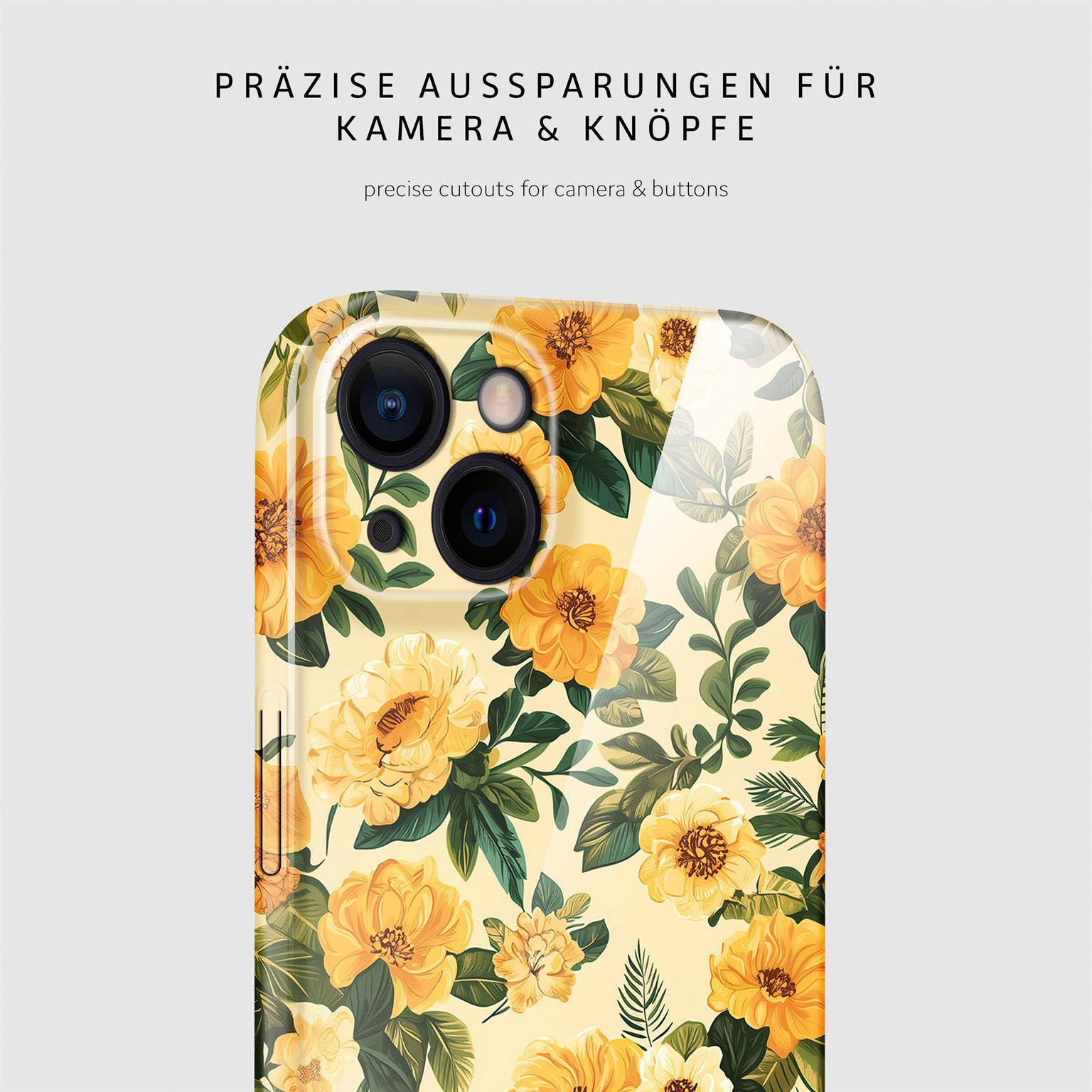 ONEFLOW Flower Cover iPhone 13 Hülle mit Blumen Design – Produktbild 7