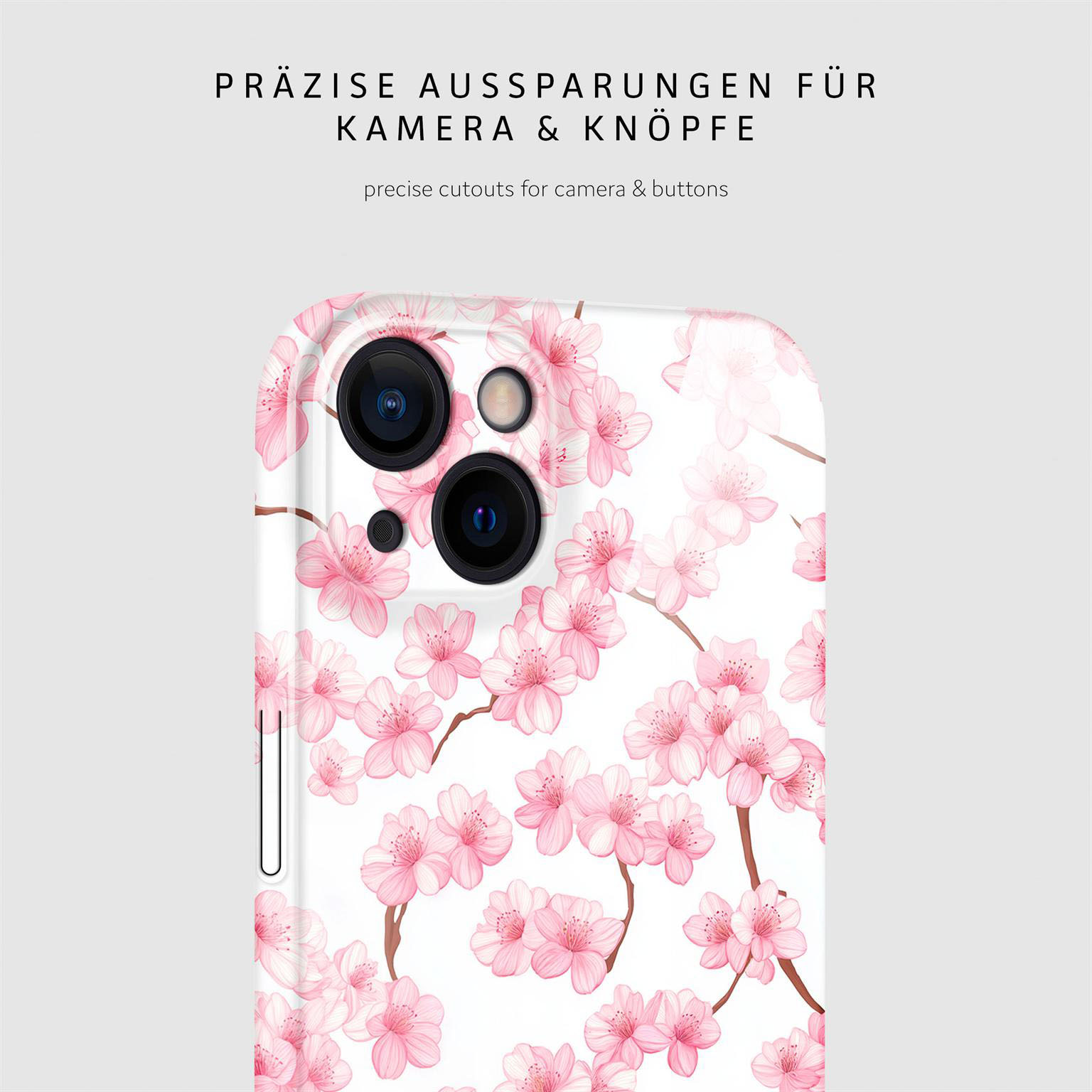 ONEFLOW Flower Cover iPhone 13 Hülle mit Blumen Design – Produktbild 7