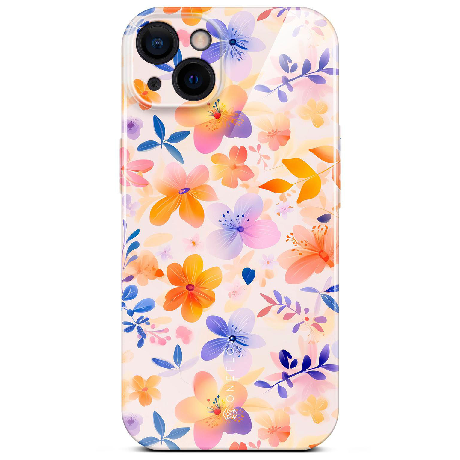 ONEFLOW Flower Cover iPhone 13 Hülle mit Blumen Design – Produktbild 1