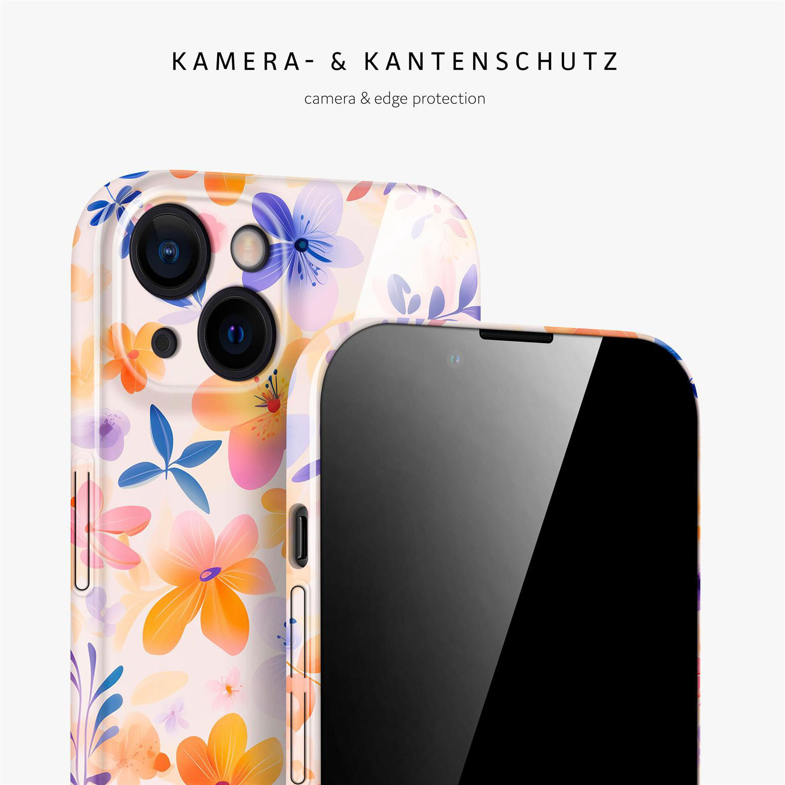 ONEFLOW Flower Cover iPhone 13 Hülle mit Blumen Design – Produktbild 2