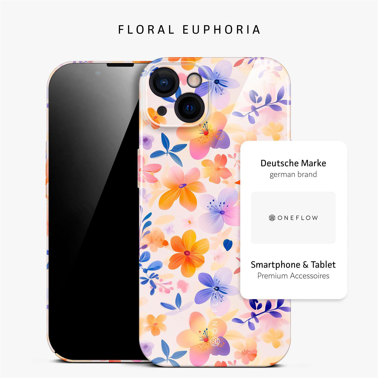 ONEFLOW Flower Cover iPhone 13 Hülle mit Blumen Design – Produktbild 4