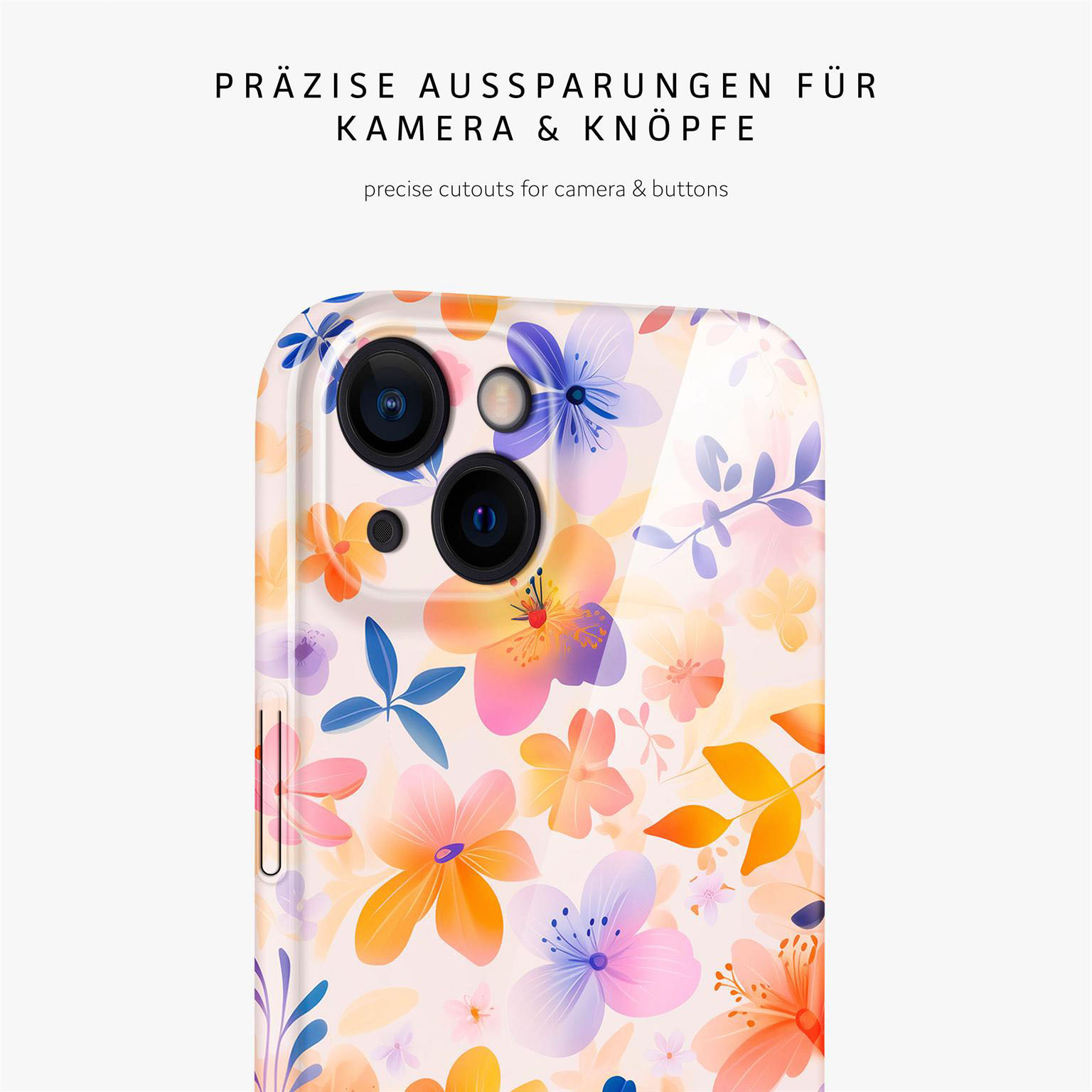 ONEFLOW Flower Cover iPhone 13 Hülle mit Blumen Design – Produktbild 7