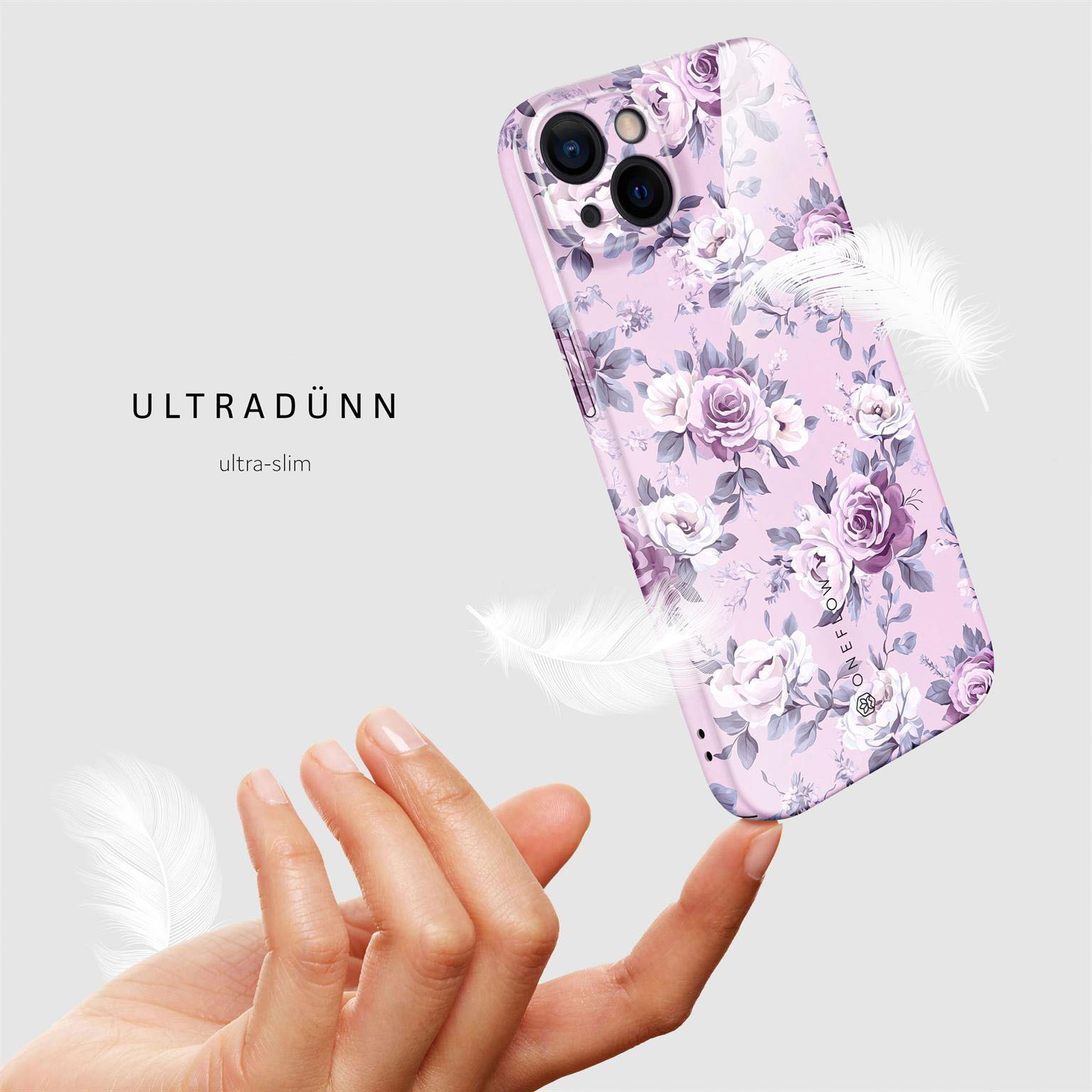 ONEFLOW Flower Cover iPhone 13 Hülle mit Blumen Design – Produktbild 5