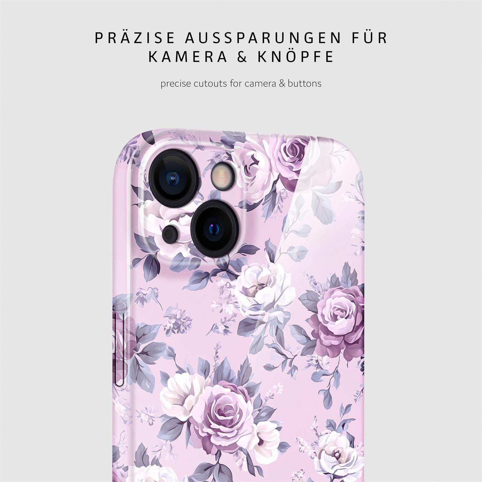 ONEFLOW Flower Cover iPhone 13 Hülle mit Blumen Design – Produktbild 7