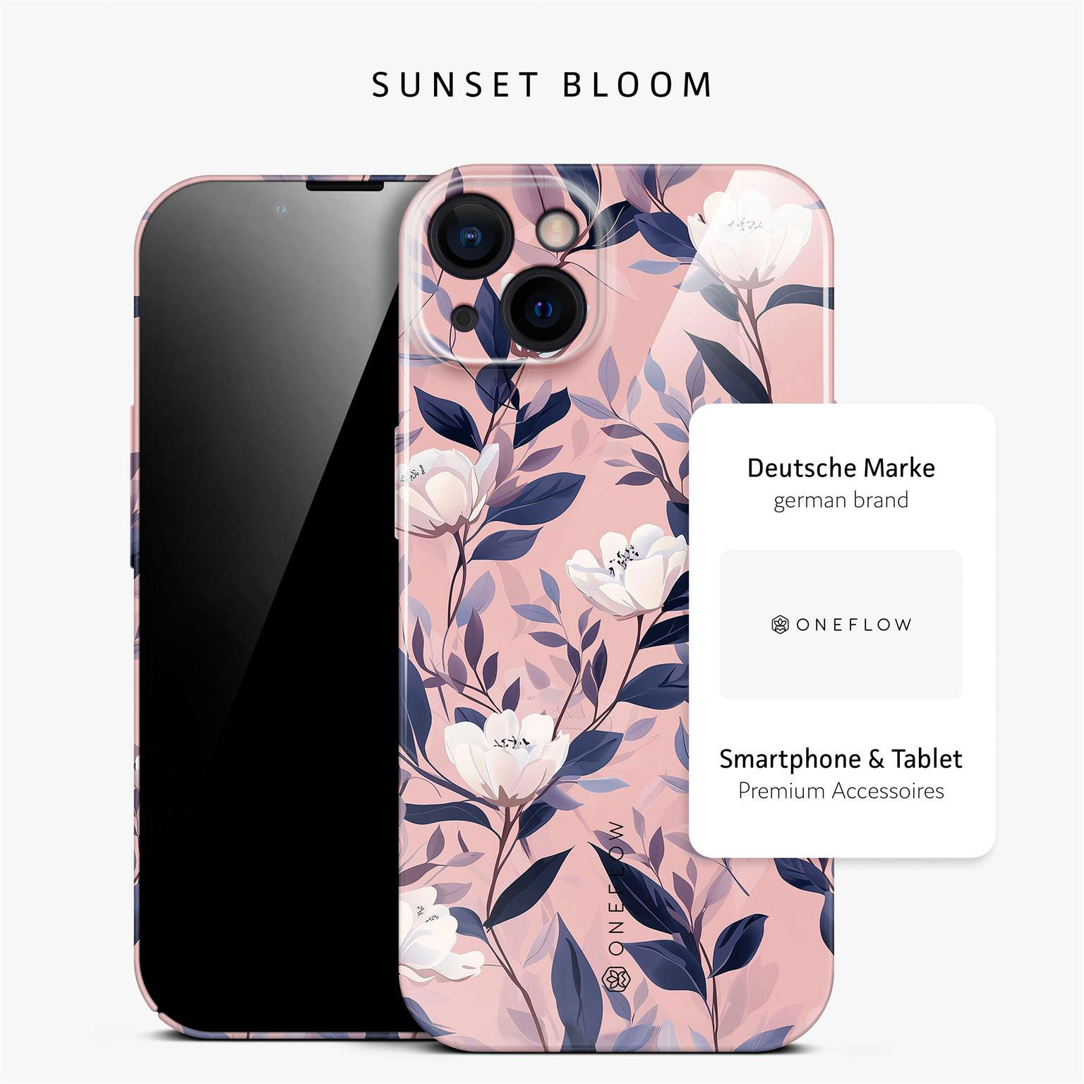 ONEFLOW Flower Cover iPhone 13 Hülle mit Blumen Design – Produktbild 4