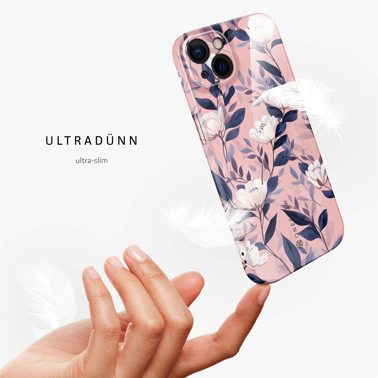 ONEFLOW Flower Cover iPhone 13 Hülle mit Blumen Design – Produktbild 5