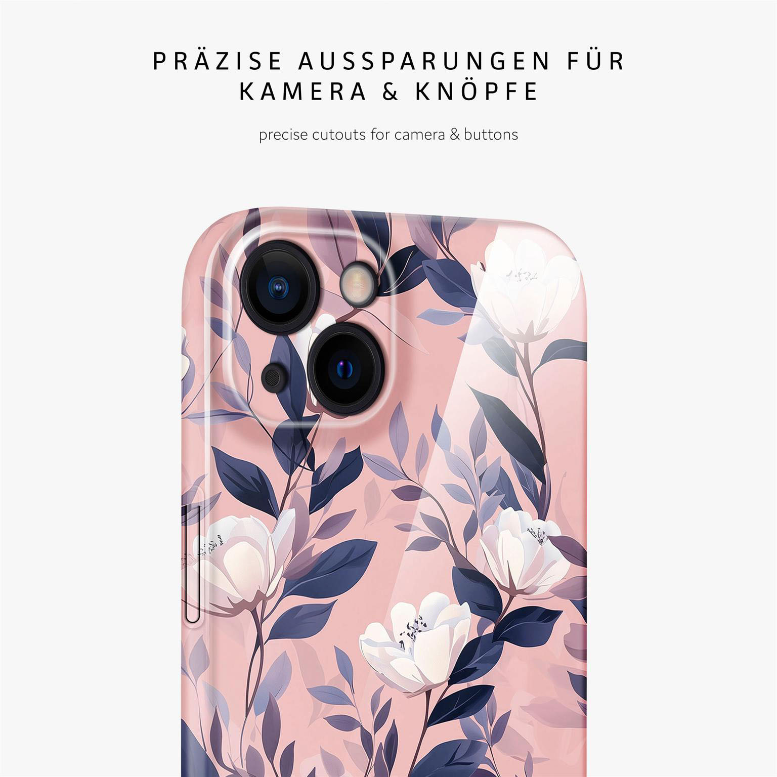 ONEFLOW Flower Cover iPhone 13 Hülle mit Blumen Design – Produktbild 7