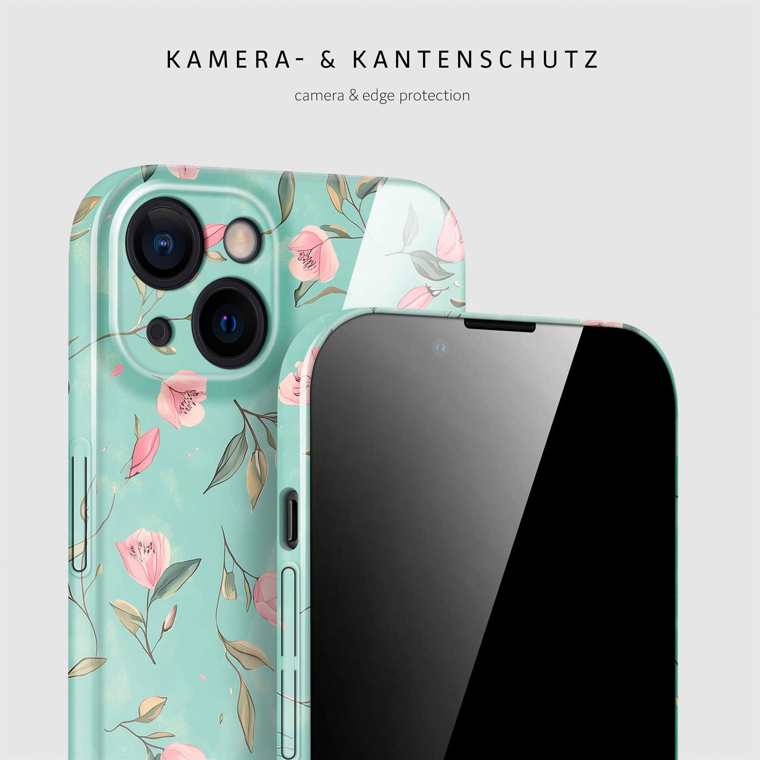ONEFLOW Flower Cover iPhone 13 Hülle mit Blumen Design – Produktbild 2