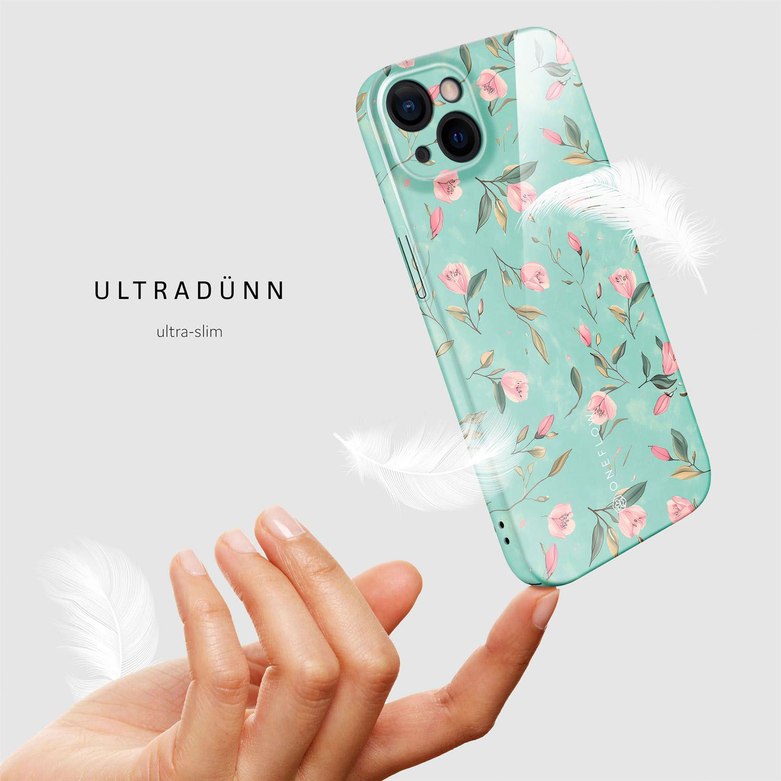 ONEFLOW Flower Cover iPhone 13 Hülle mit Blumen Design – Produktbild 5