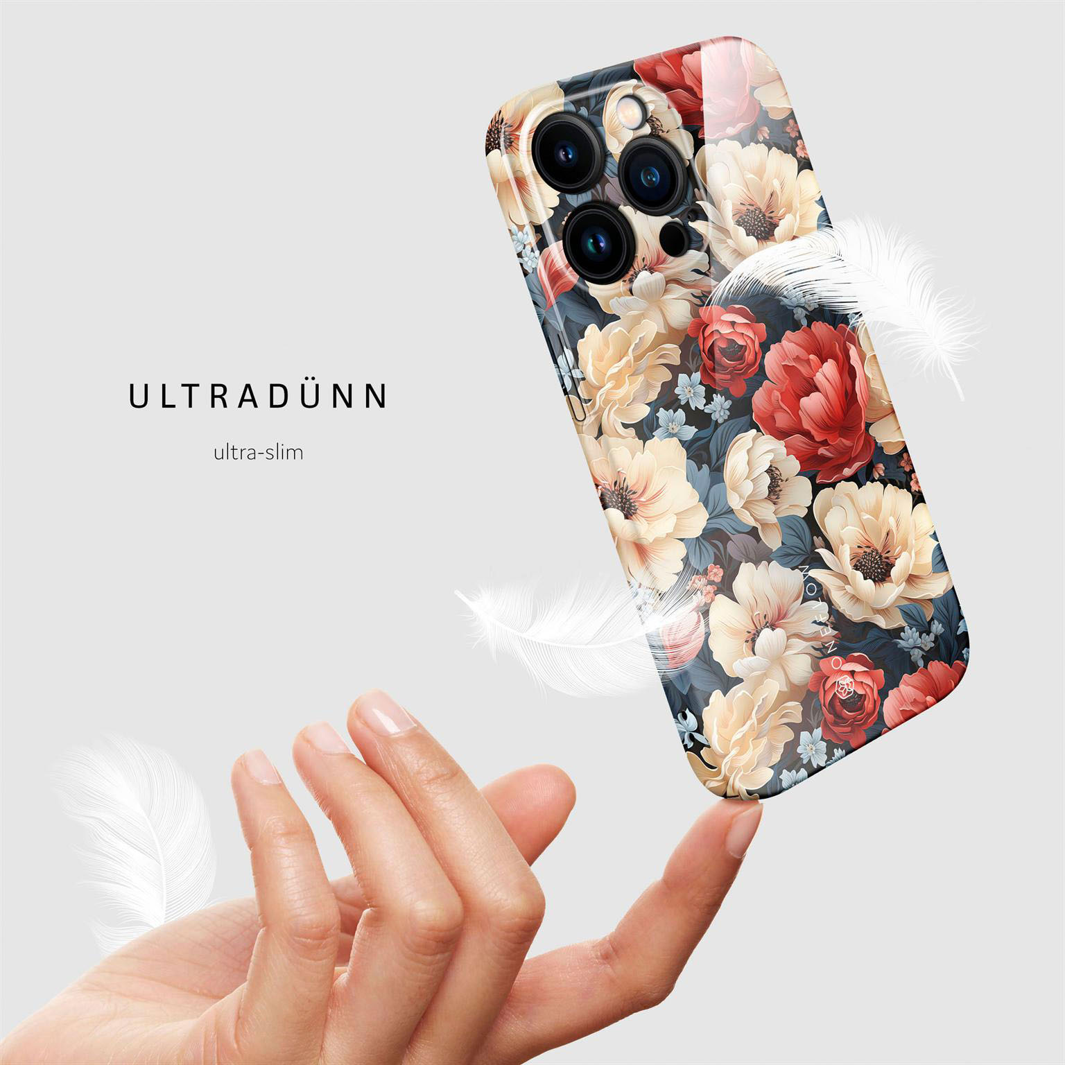 ONEFLOW Flower Cover iPhone 14 Pro Hülle mit Blumen Design – Produktbild 5