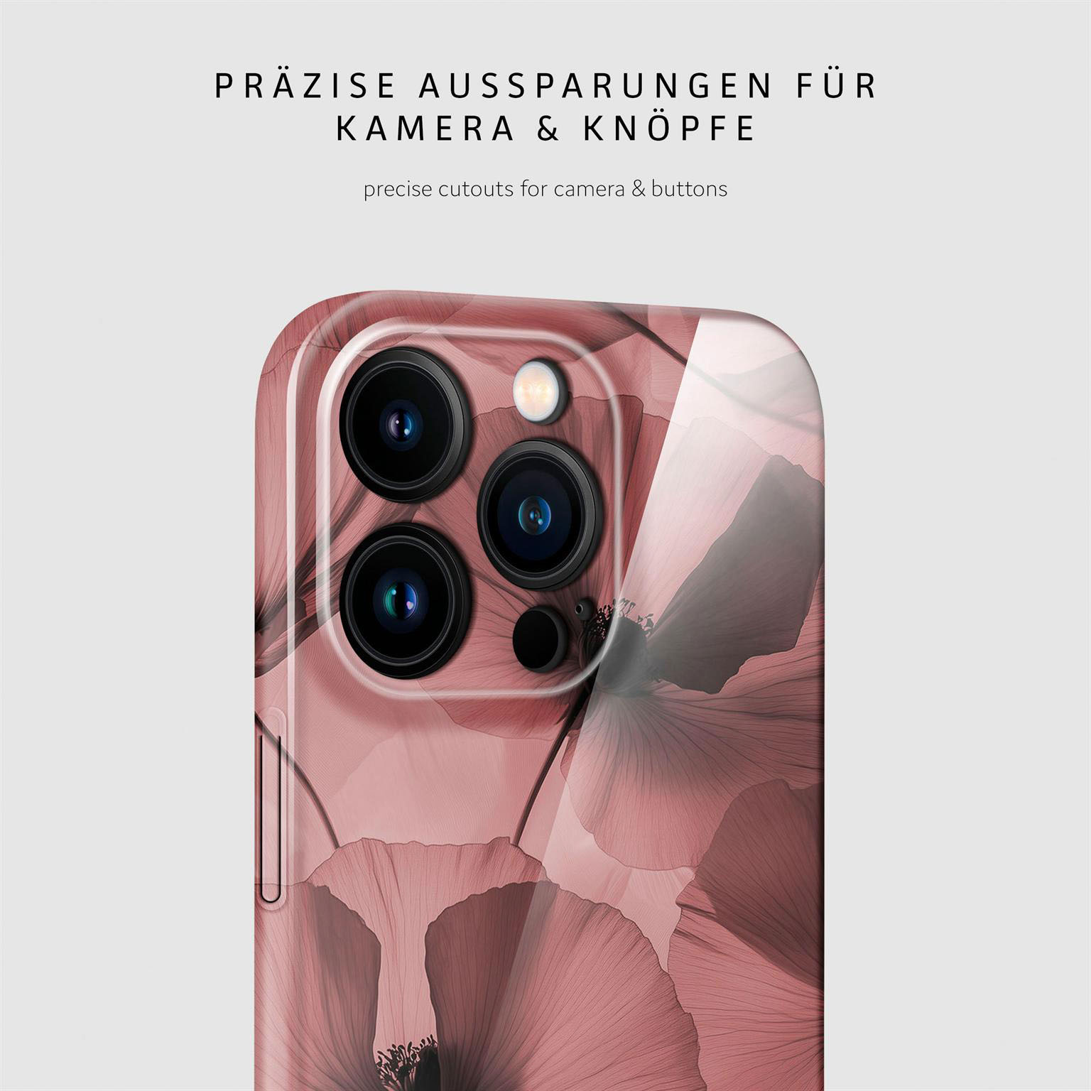 ONEFLOW Flower Cover iPhone 14 Pro Hülle mit Blumen Design – Produktbild 7