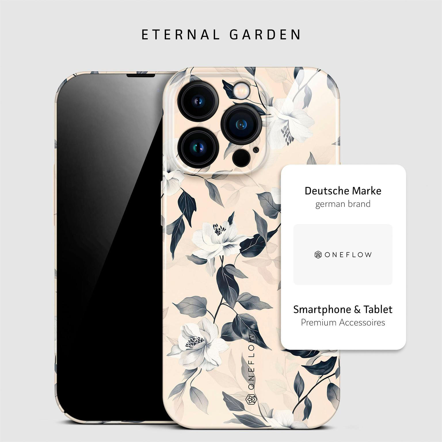 ONEFLOW Flower Cover iPhone 14 Pro Hülle mit Blumen Design – Produktbild 4