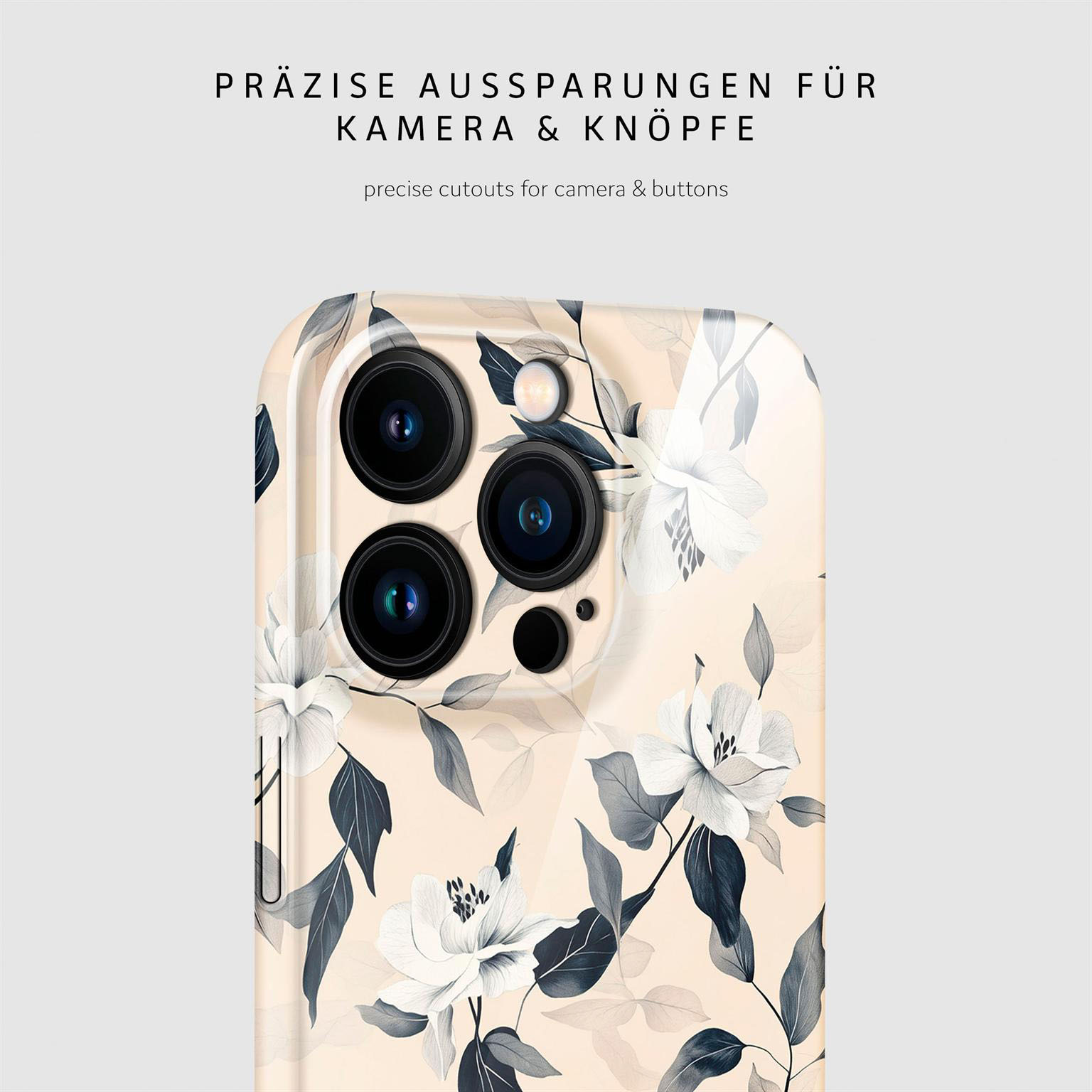 ONEFLOW Flower Cover iPhone 14 Pro Hülle mit Blumen Design – Produktbild 7