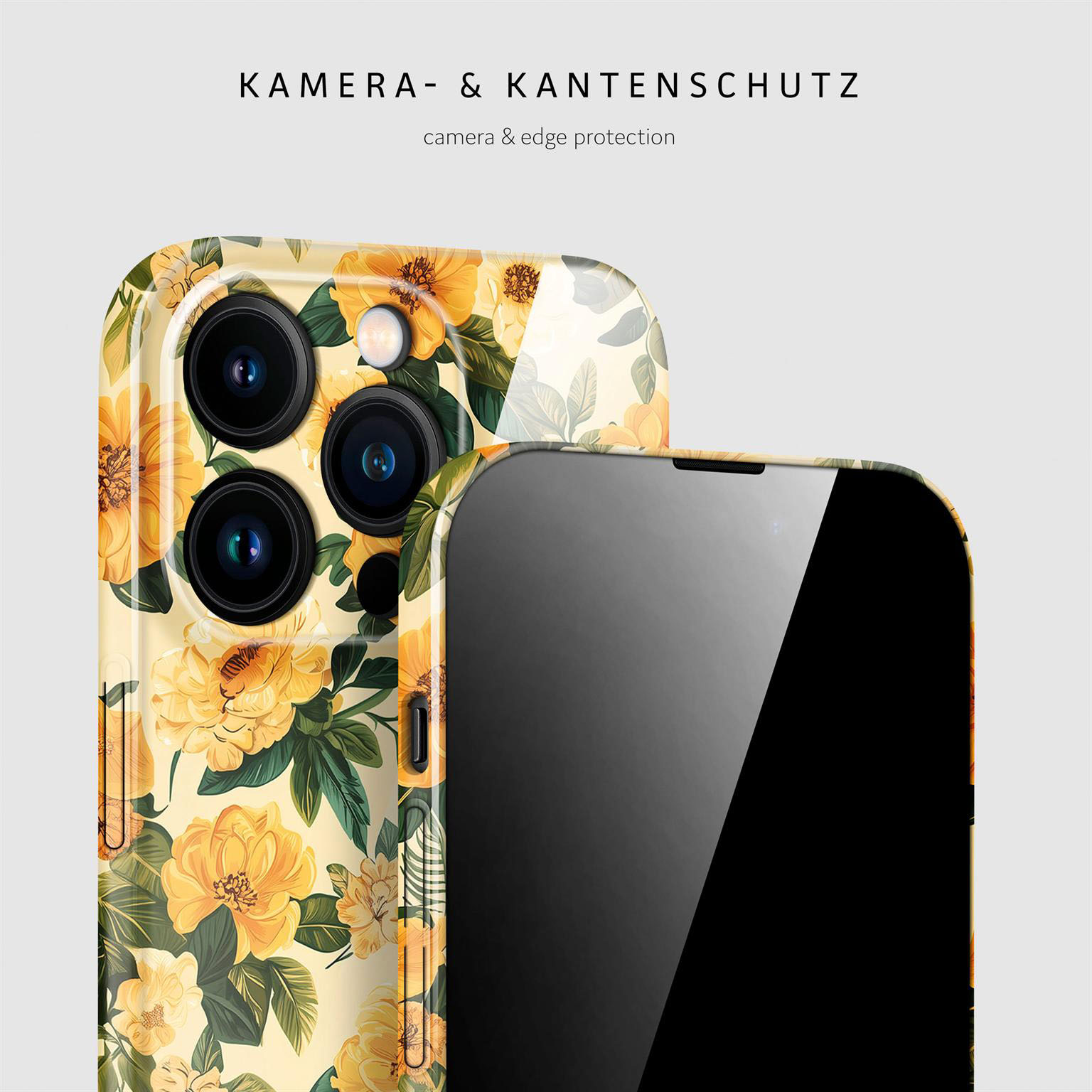 ONEFLOW Flower Cover iPhone 14 Pro Hülle mit Blumen Design – Produktbild 2