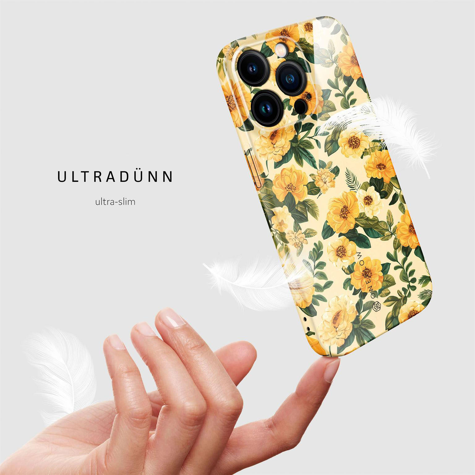 ONEFLOW Flower Cover iPhone 14 Pro Hülle mit Blumen Design – Produktbild 5