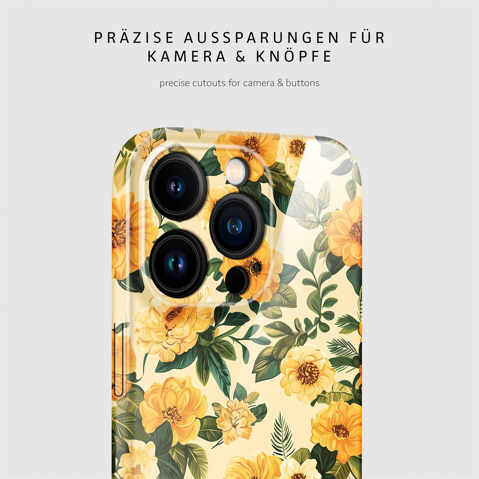 ONEFLOW Flower Cover iPhone 14 Pro Hülle mit Blumen Design – Produktbild 7