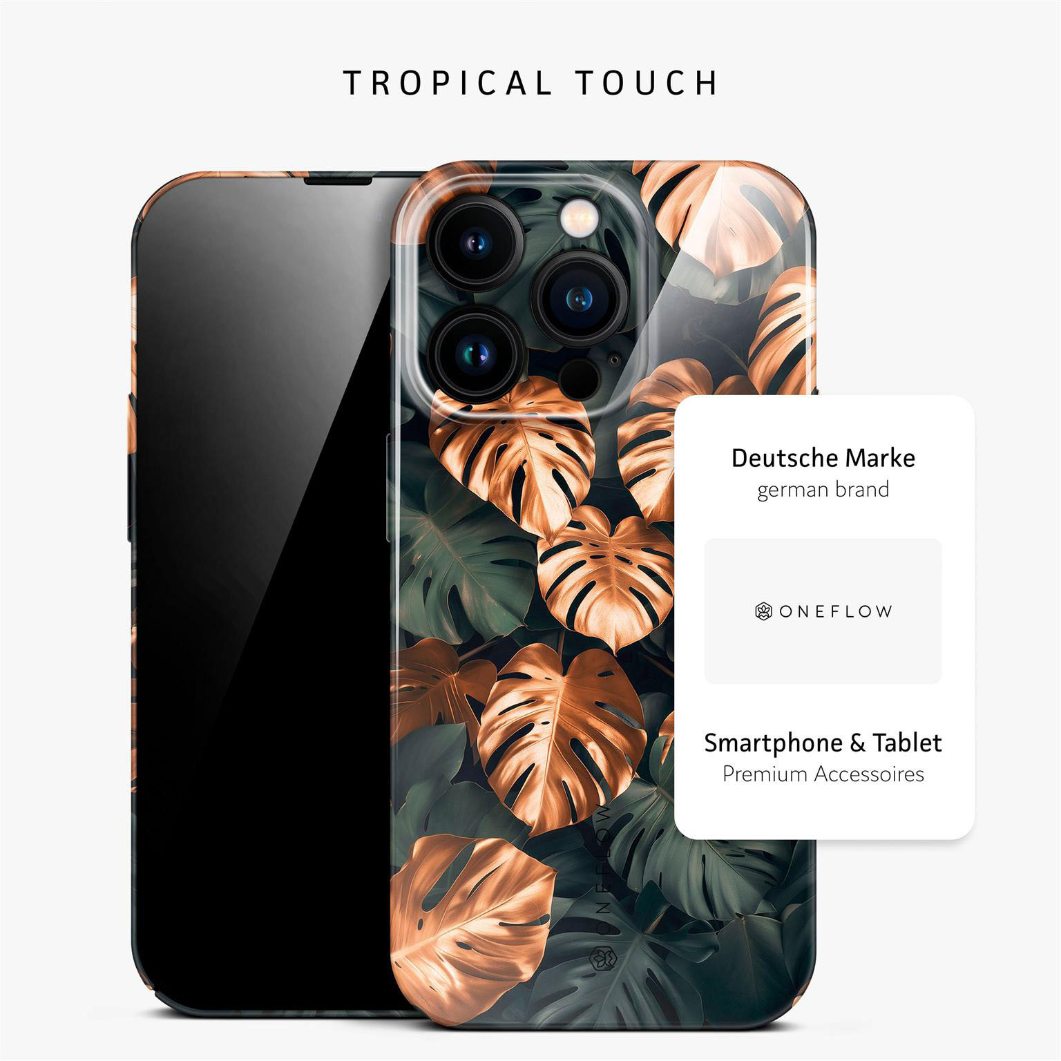 ONEFLOW Flower Cover iPhone 14 Pro Hülle mit Blumen Design – Produktbild 4