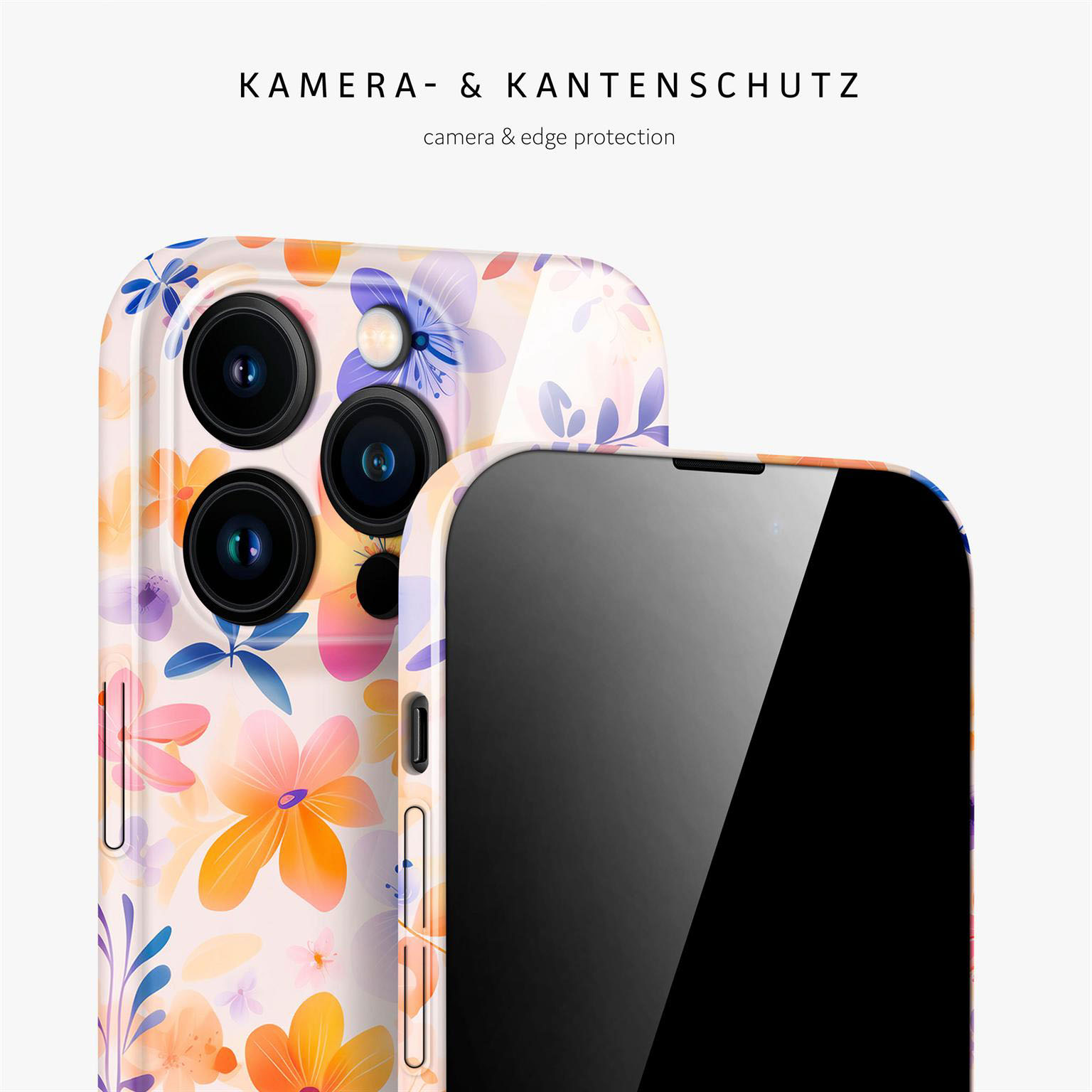 ONEFLOW Flower Cover iPhone 14 Pro Hülle mit Blumen Design – Produktbild 2