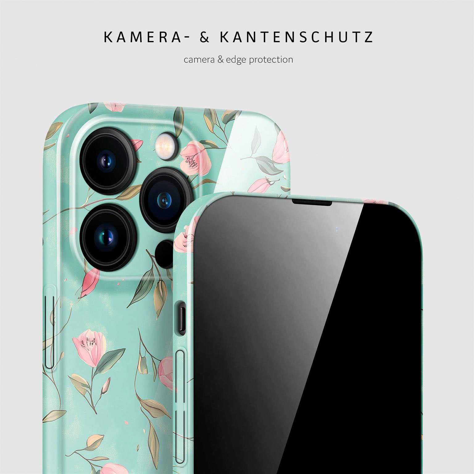 ONEFLOW Flower Cover iPhone 14 Pro Hülle mit Blumen Design – Produktbild 2