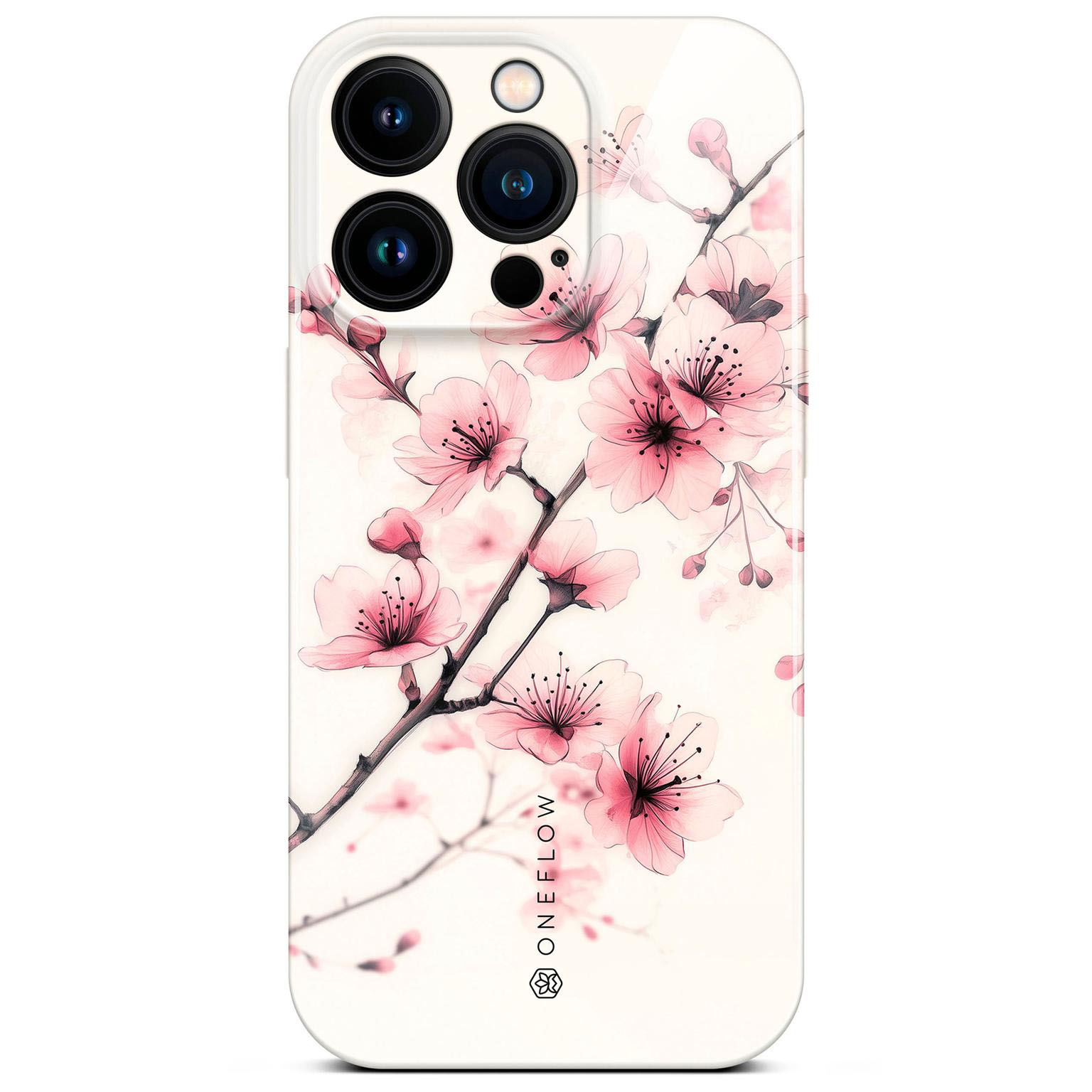 ONEFLOW Flower Cover iPhone 14 Pro Hülle mit Blumen Design – Produktbild 1