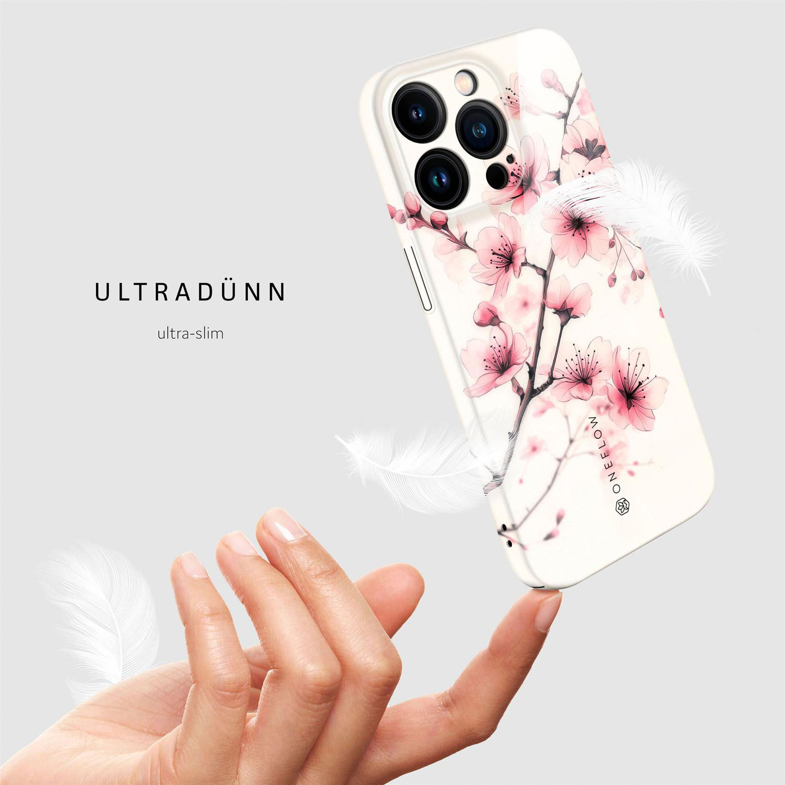 ONEFLOW Flower Cover iPhone 14 Pro Hülle mit Blumen Design – Produktbild 5