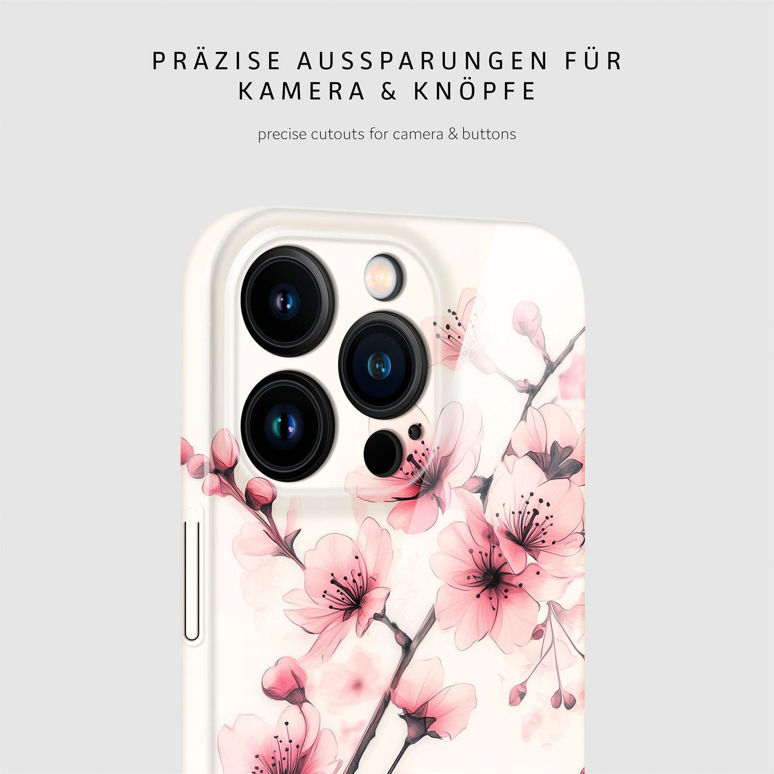 ONEFLOW Flower Cover iPhone 14 Pro Hülle mit Blumen Design – Produktbild 7