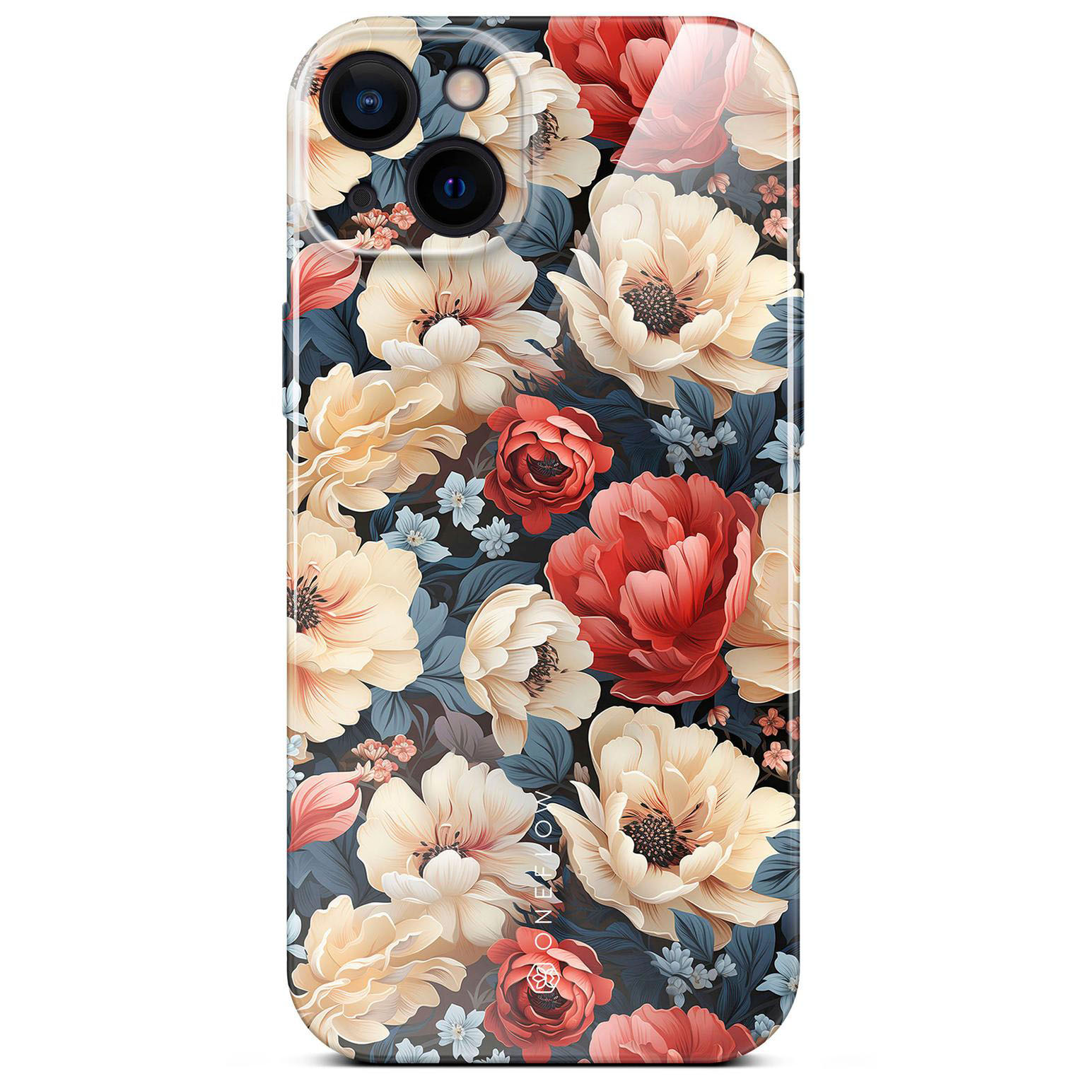 ONEFLOW Flower Cover iPhone 14 Hülle mit Blumen Design – Produktbild 1