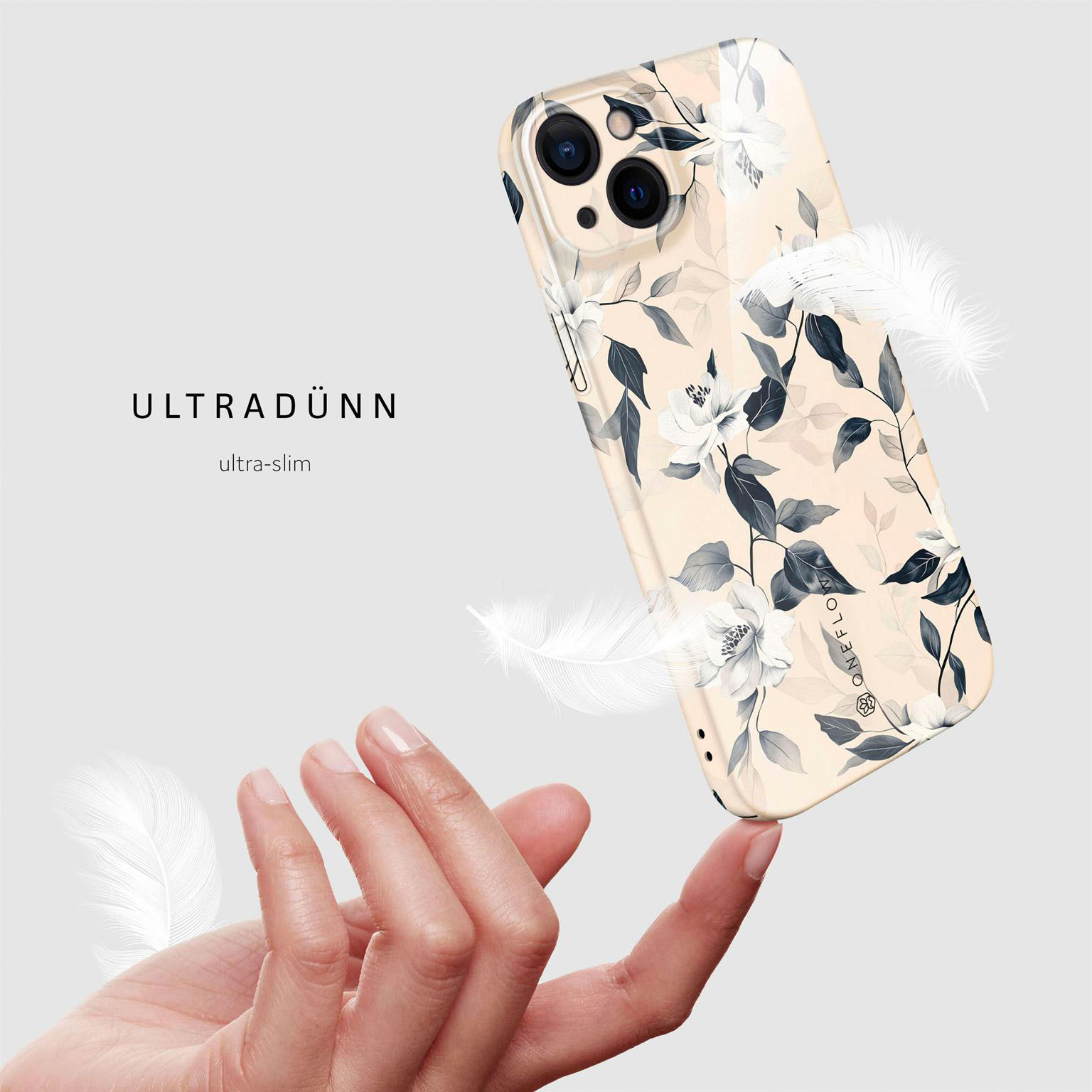 ONEFLOW Flower Cover iPhone 14 Hülle mit Blumen Design – Produktbild 5