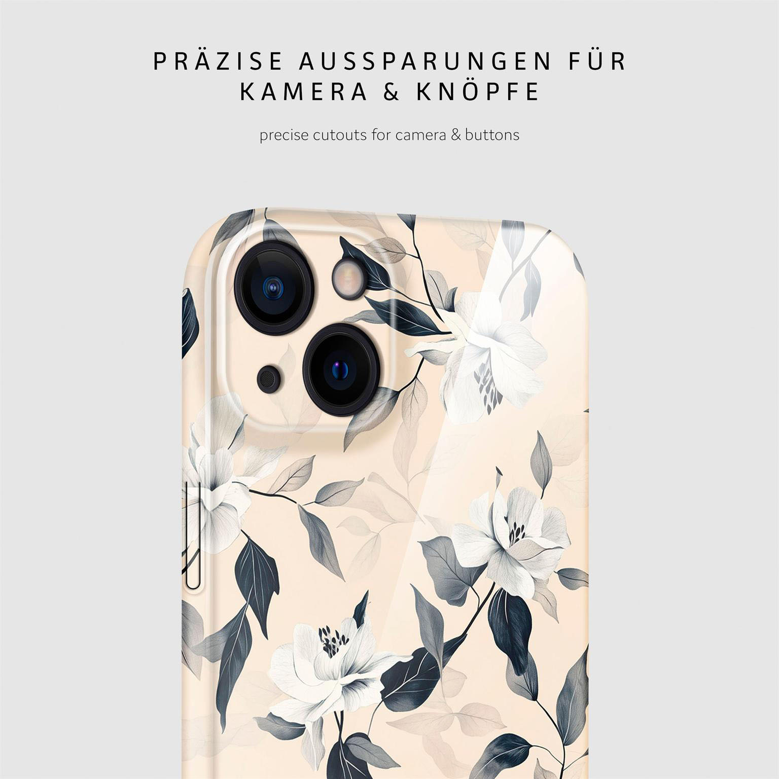 ONEFLOW Flower Cover iPhone 14 Hülle mit Blumen Design – Produktbild 7