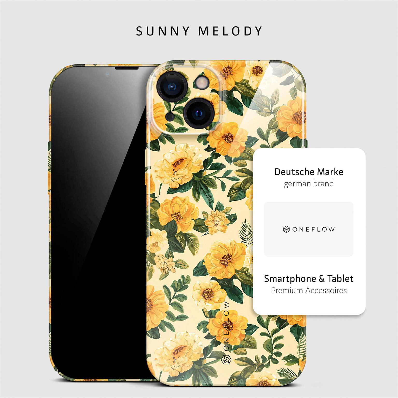 ONEFLOW Flower Cover iPhone 14 Hülle mit Blumen Design – Produktbild 4