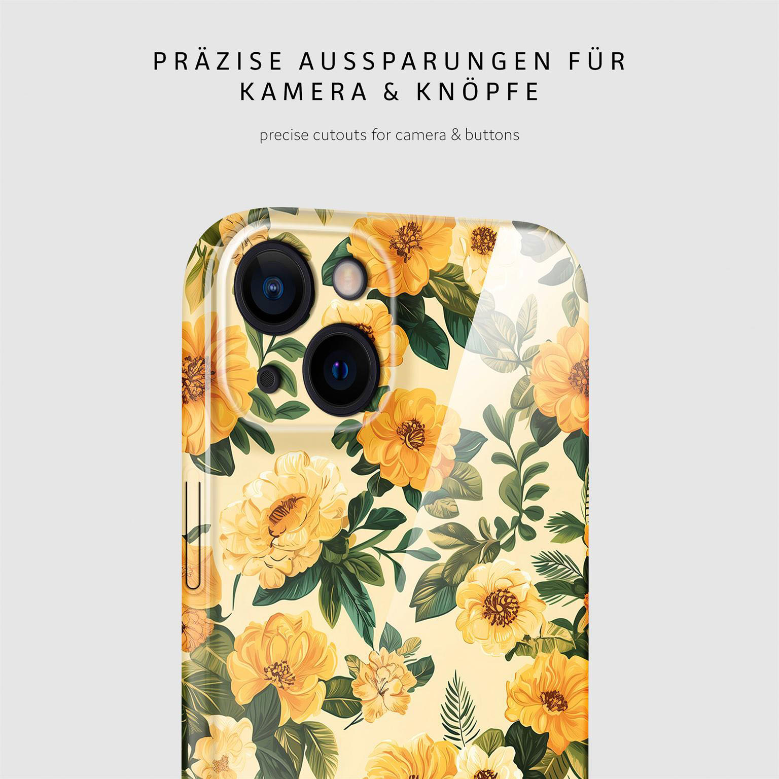 ONEFLOW Flower Cover iPhone 14 Hülle mit Blumen Design – Produktbild 7