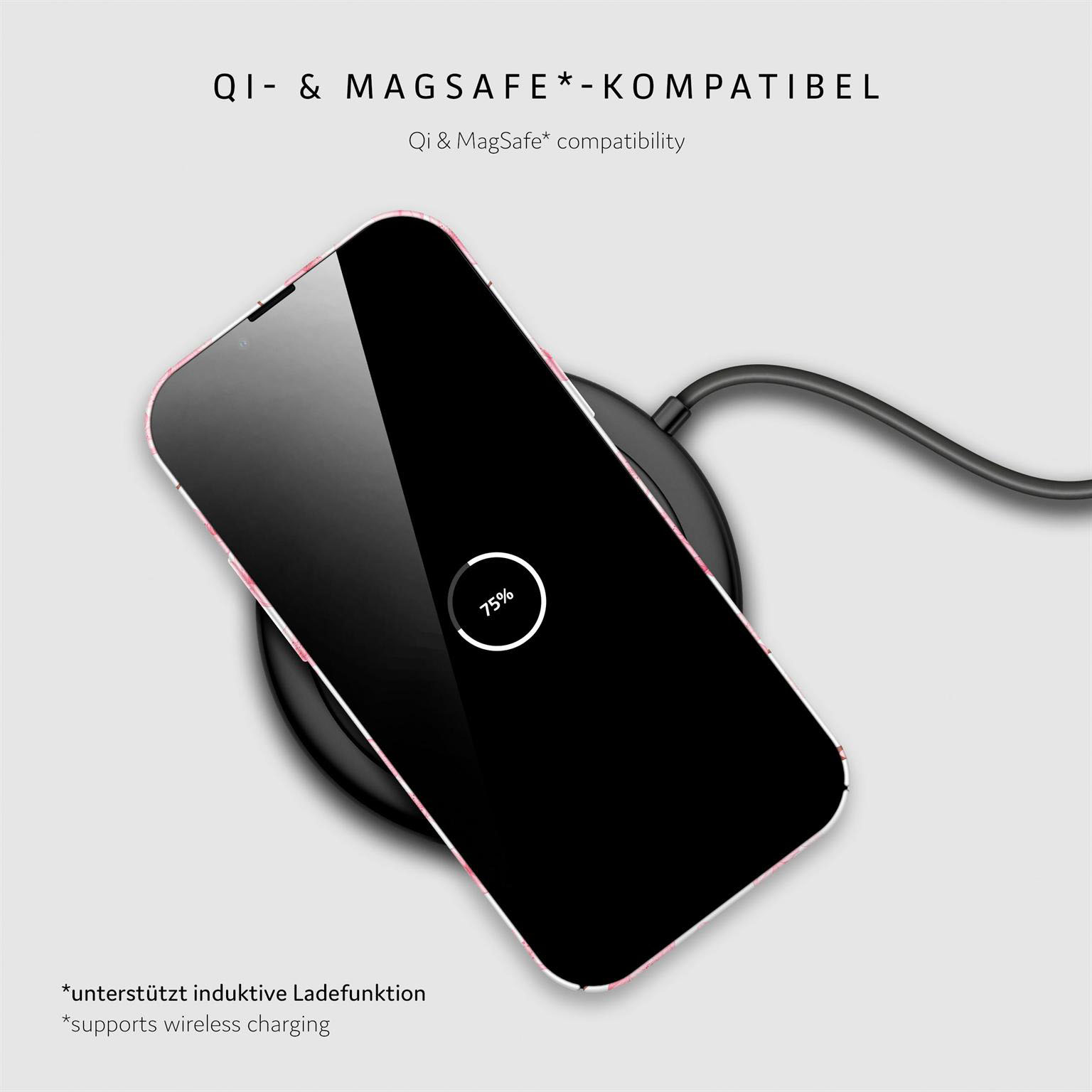 ONEFLOW Flower Cover iPhone 14 Hülle mit Blumen Design – Produktbild 6