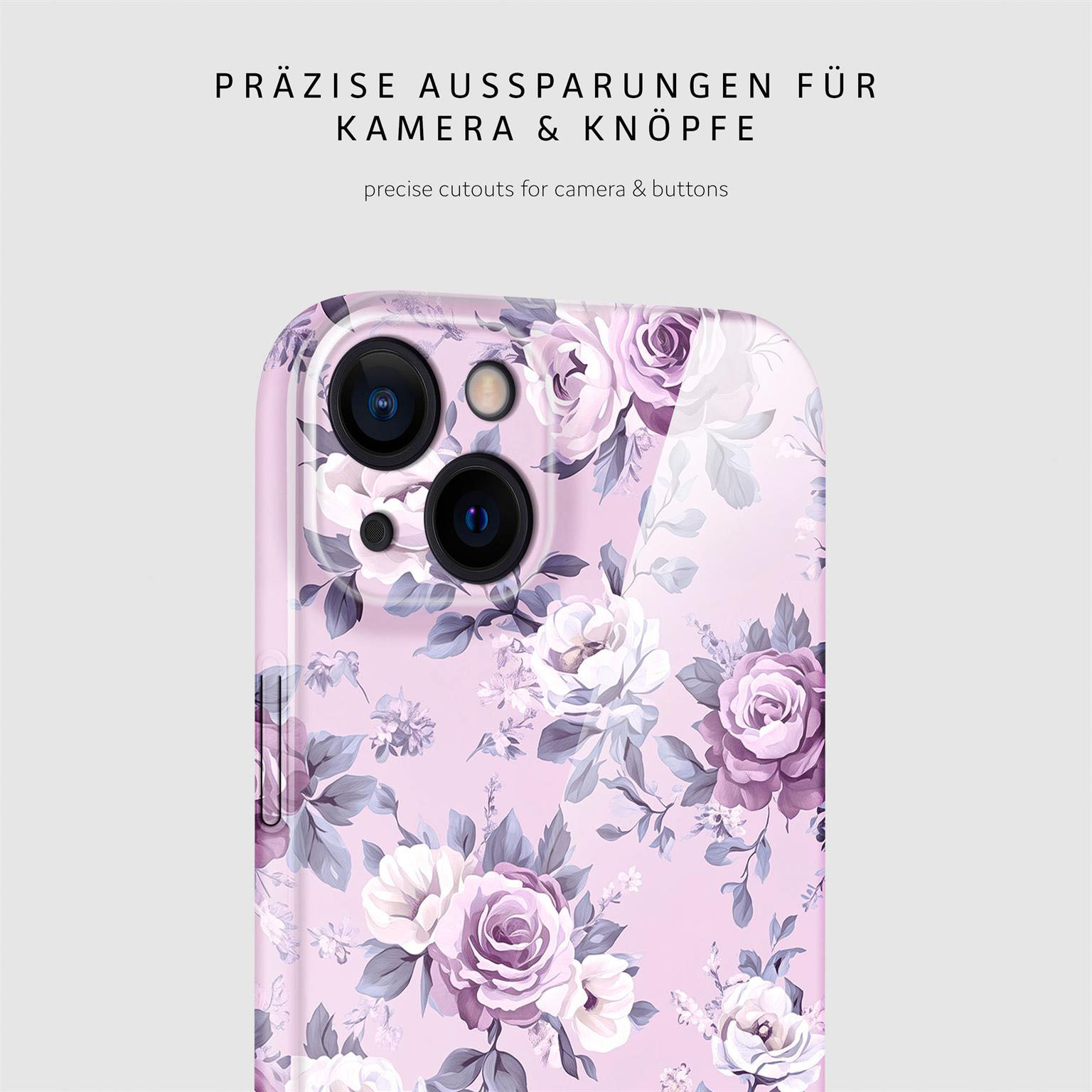 ONEFLOW Flower Cover iPhone 14 Hülle mit Blumen Design – Produktbild 7