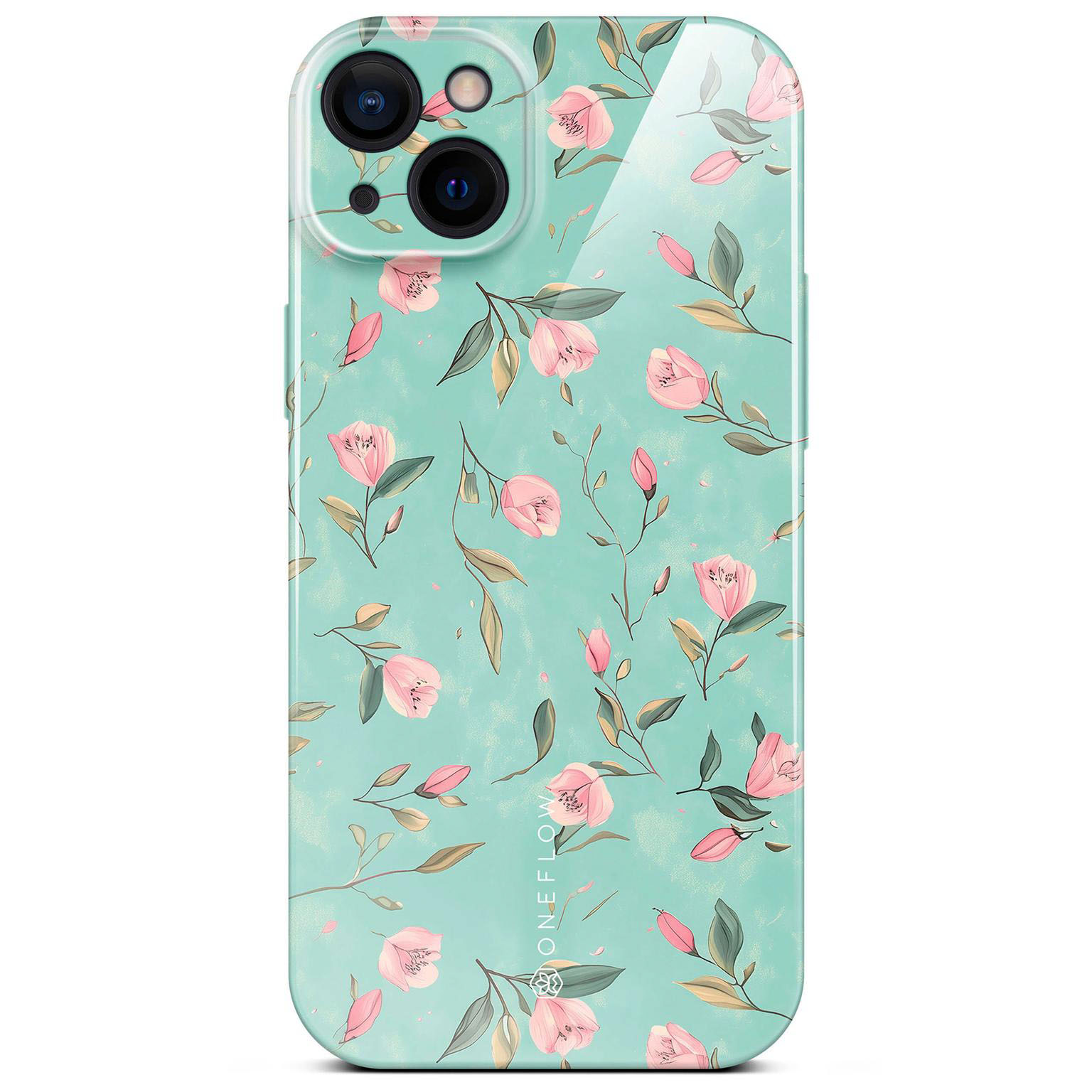 ONEFLOW Flower Cover iPhone 14 Hülle mit Blumen Design – Produktbild 1