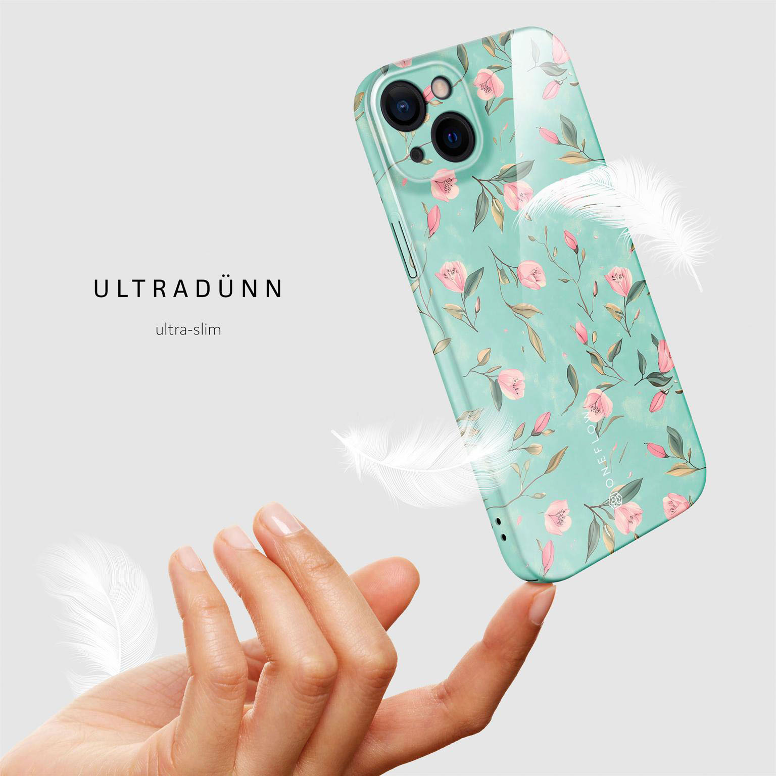 ONEFLOW Flower Cover iPhone 14 Hülle mit Blumen Design – Produktbild 5