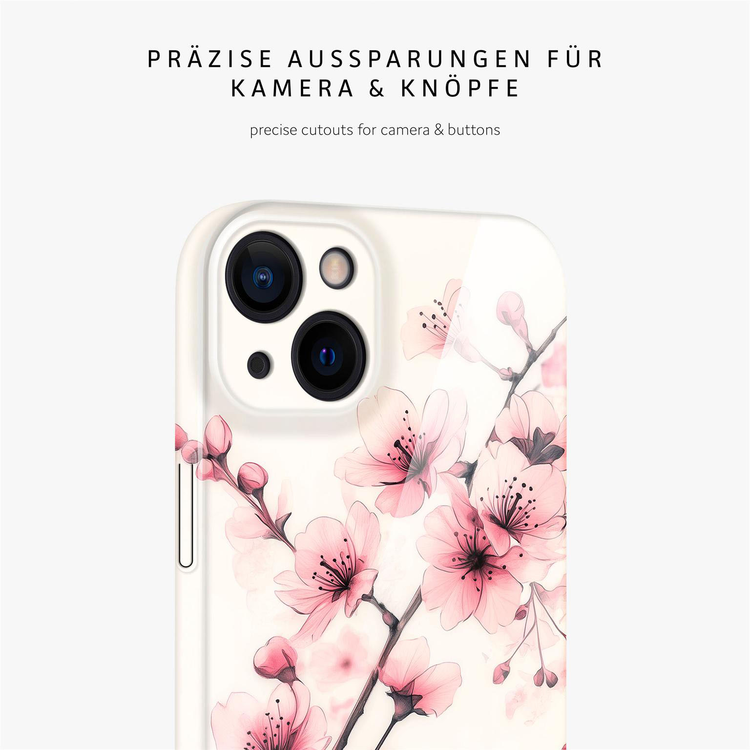 ONEFLOW Flower Cover iPhone 14 Hülle mit Blumen Design – Produktbild 7