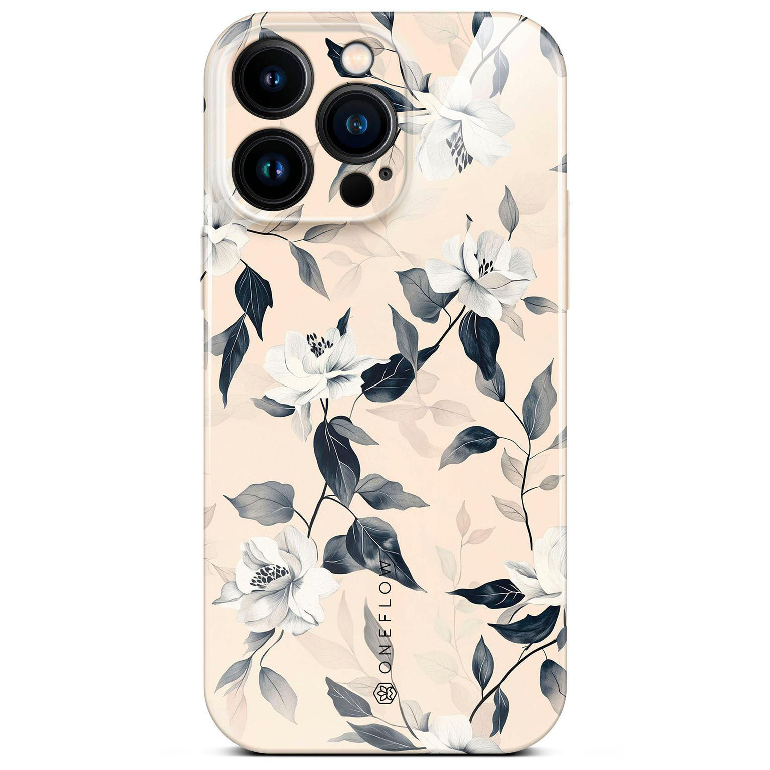 ONEFLOW Flower Cover iPhone 15 Pro Max Hülle mit Blumen Design – Produktbild 1