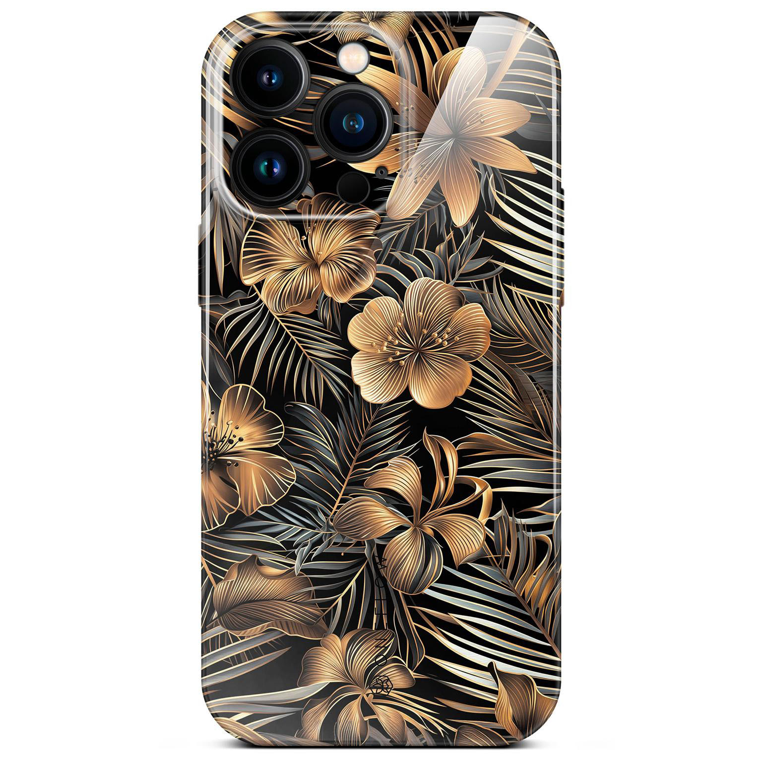 ONEFLOW Flower Cover iPhone 15 Pro Max Hülle mit Blumen Design – Produktbild 1